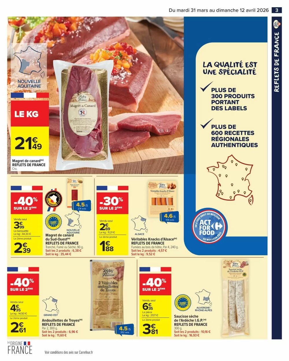 Prospectus promotionnel Carrefour Market valable à partir du 31/03/2026 - Page 5.