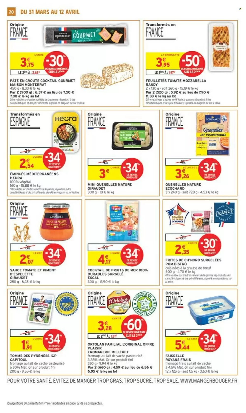 Prospectus promotionnel Intermarché valable à partir du 31/03/2026 - Page 20.