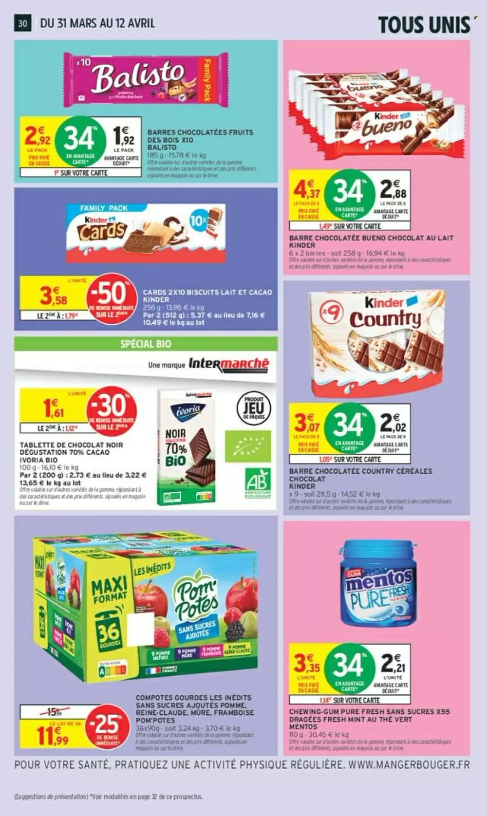 Prospectus promotionnel Intermarché valable à partir du 31/03/2026 - Page 30.