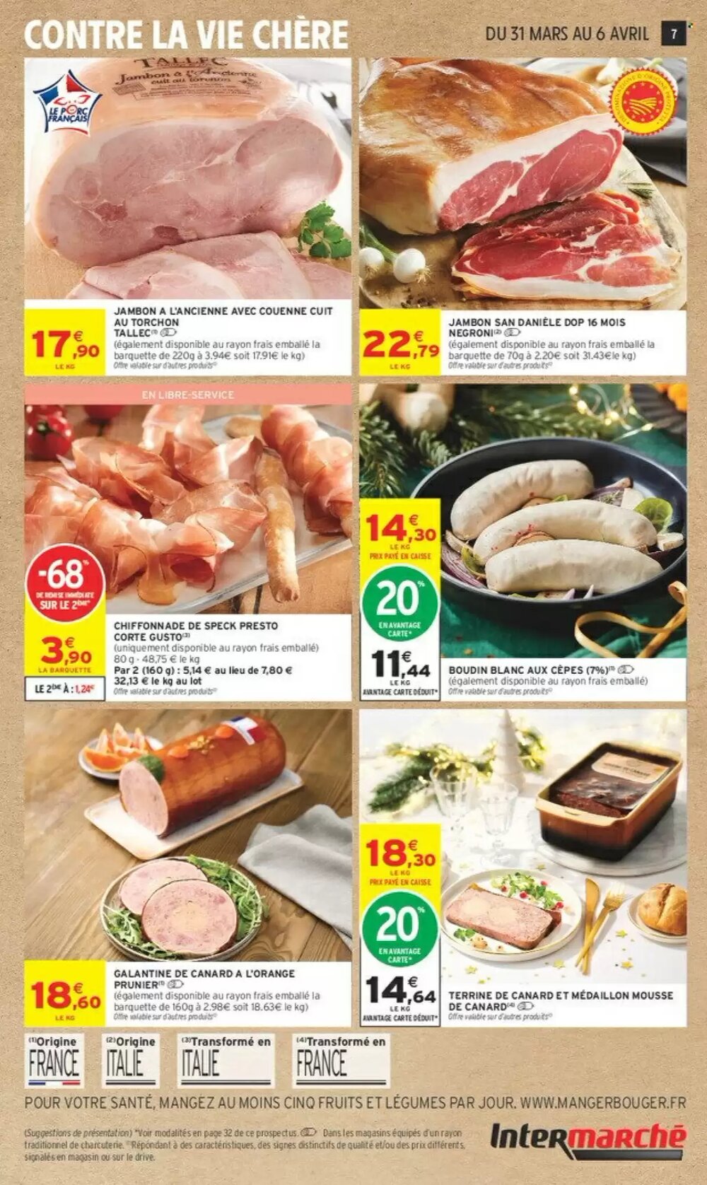 Prospectus promotionnel Intermarché valable à partir du 31/03/2026 - Page 7.