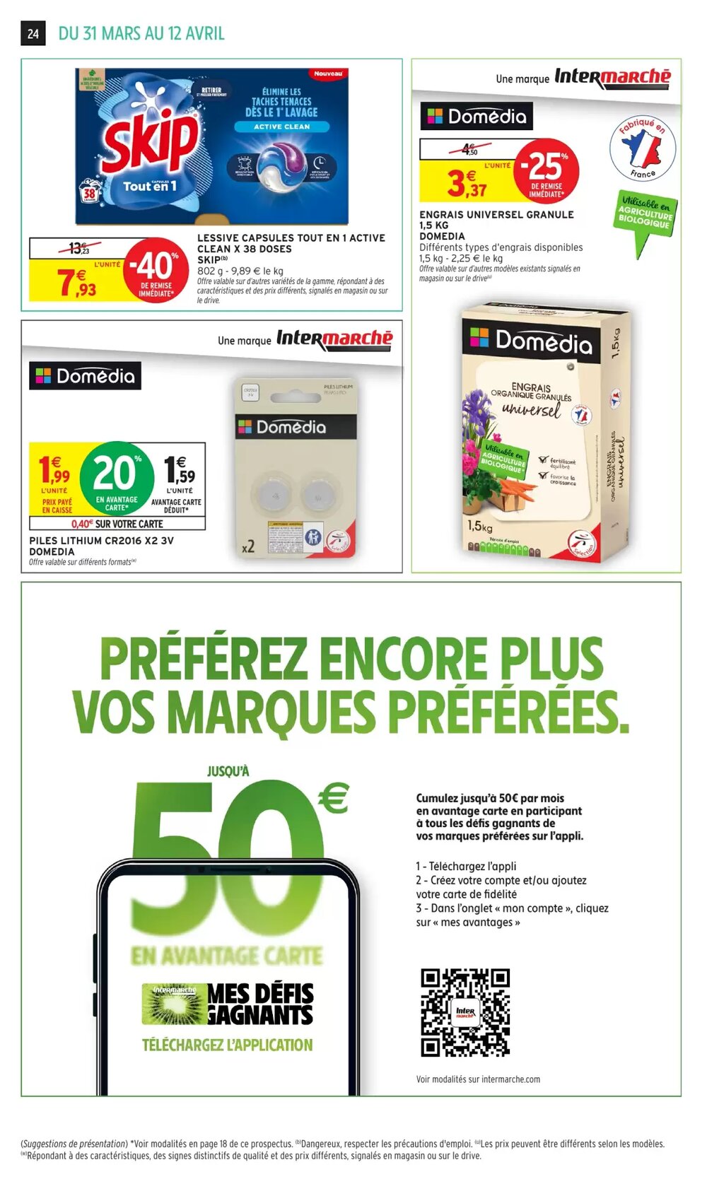 Prospectus promotionnel Intermarché valable à partir du 31/03/2026 - Page 15.