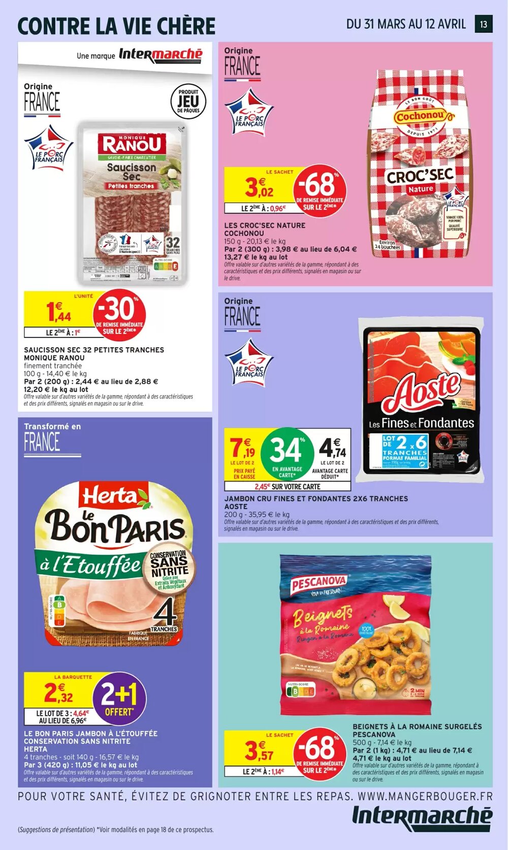 Prospectus promotionnel Intermarché valable à partir du 31/03/2026 - Page 4.