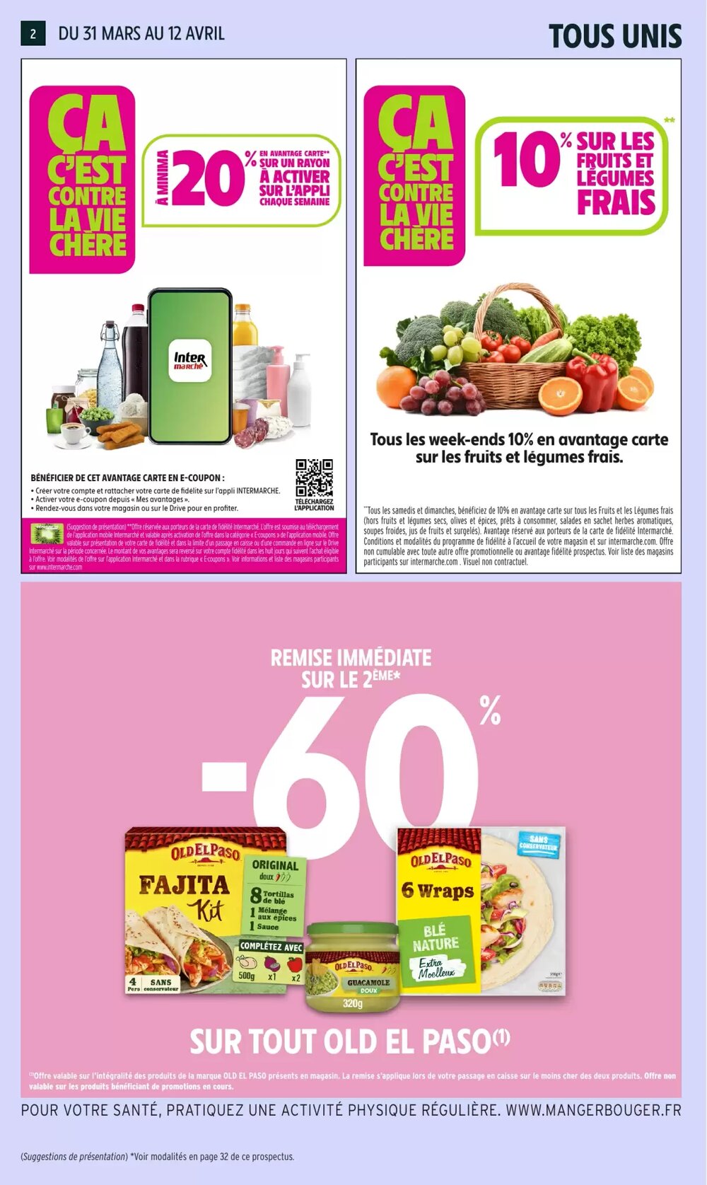 Prospectus promotionnel Intermarché Hyper valable à partir du 31/03/2026 - Page 1.