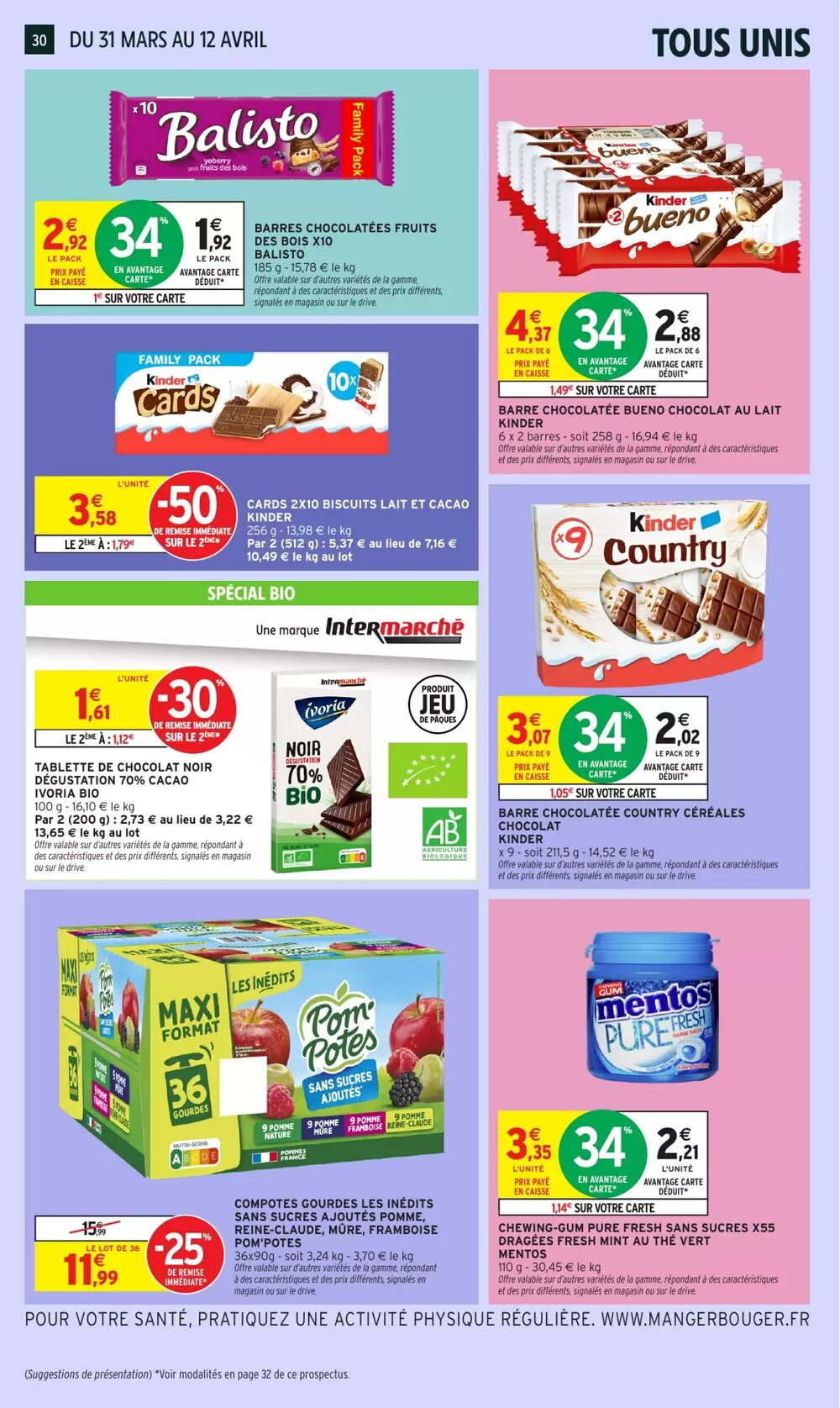 Prospectus promotionnel Intermarché Hyper valable à partir du 31/03/2026 - Page 13.