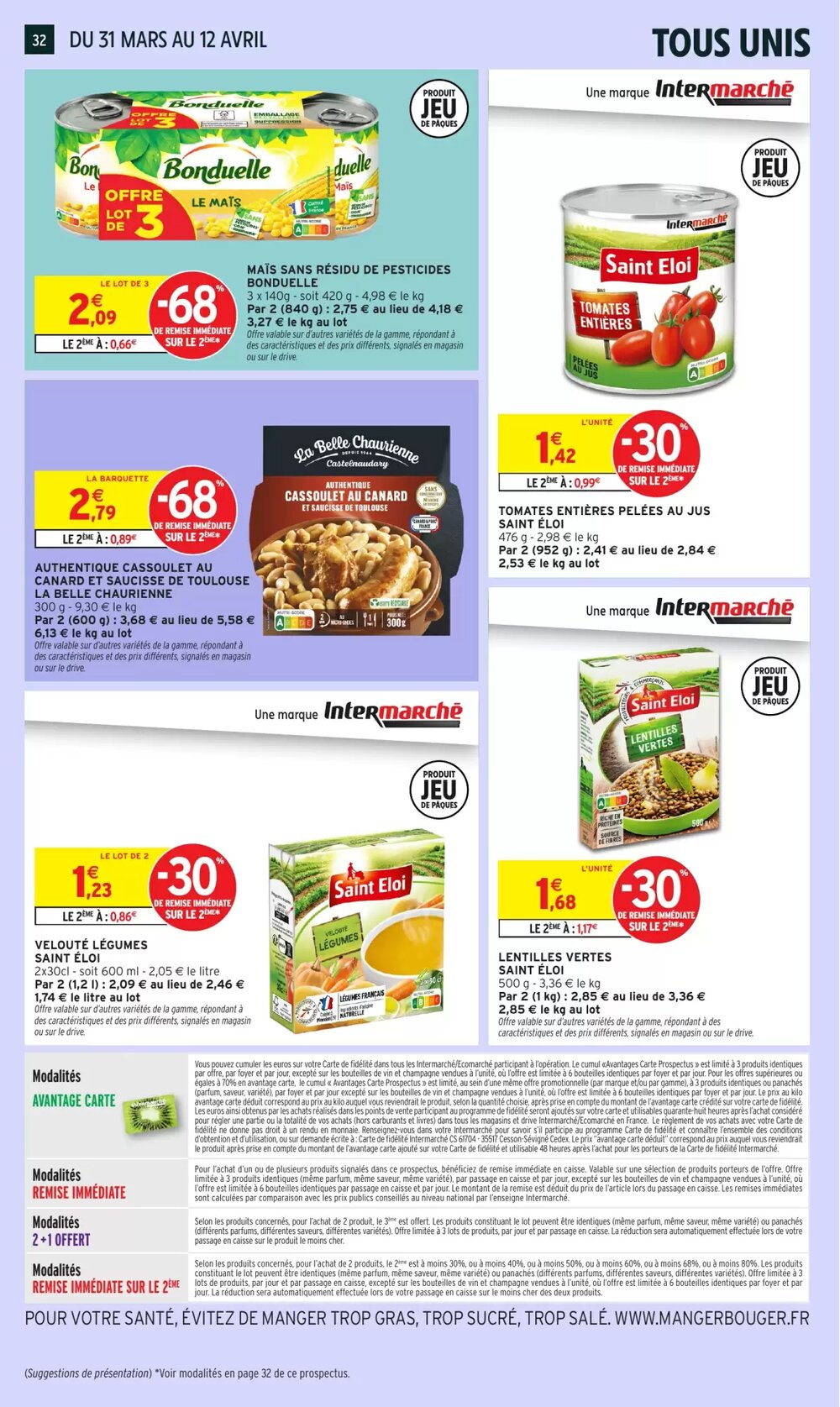 Prospectus promotionnel Intermarché valable à partir du 31/03/2026 - Page 15.