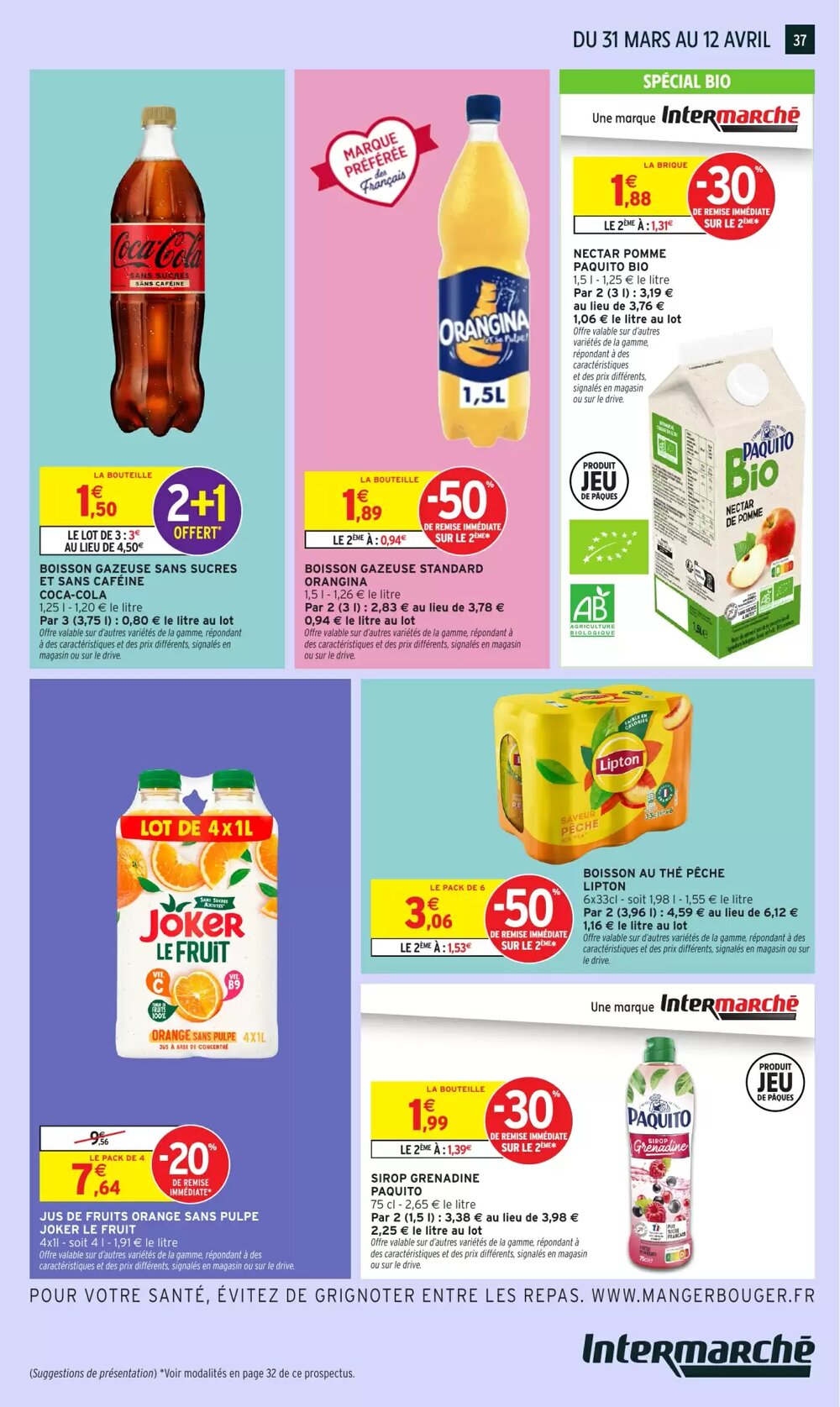 Prospectus promotionnel Intermarché valable à partir du 31/03/2026 - Page 20.