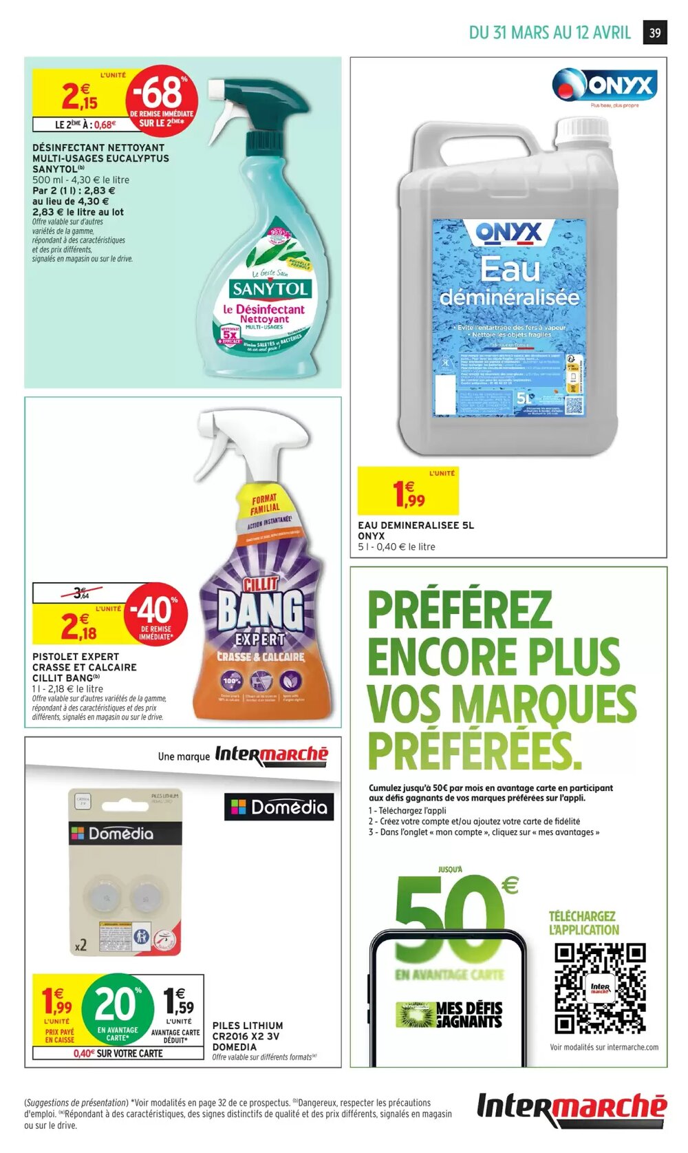 Prospectus promotionnel Intermarché valable à partir du 31/03/2026 - Page 22.