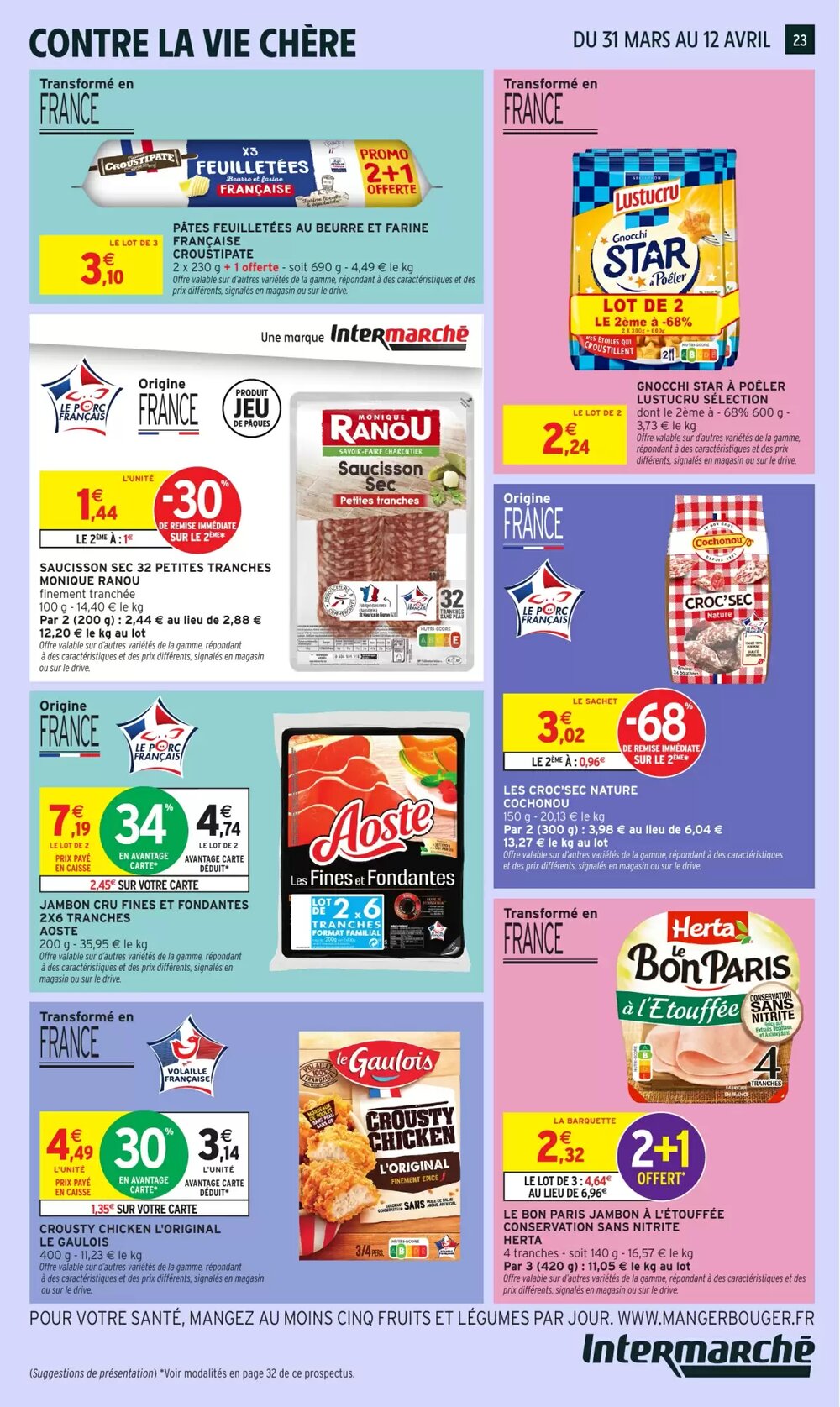 Prospectus promotionnel Intermarché valable à partir du 31/03/2026 - Page 6.
