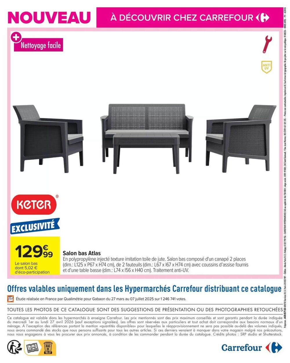 Prospectus promotionnel Carrefour valable à partir du 01/04/2026 - Page 12.