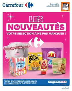 Prospectus promotionnel Carrefour valable à partir du 01/04/2026