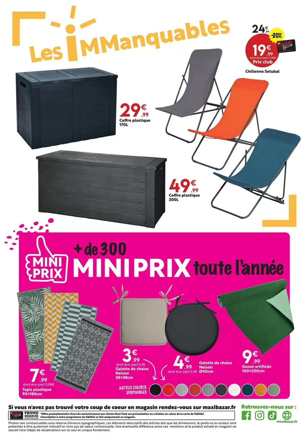 Prospectus promotionnel Maxi Bazar valable à partir du 01/04/2026 - Page 19.