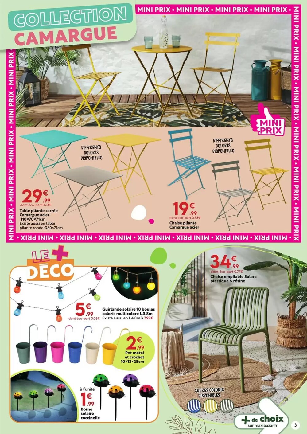 Prospectus promotionnel Maxi Bazar valable à partir du 01/04/2026 - Page 3.