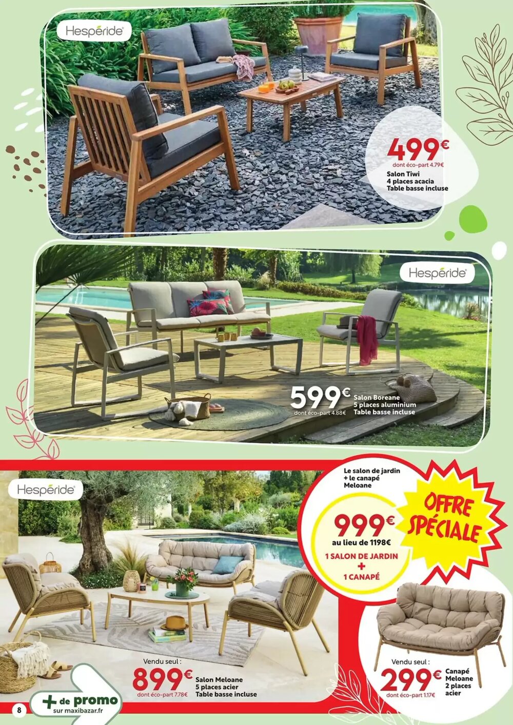 Prospectus promotionnel Maxi Bazar valable à partir du 01/04/2026 - Page 8.