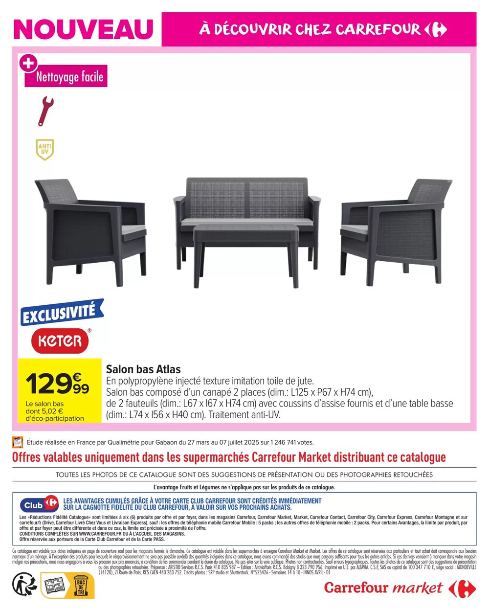 Prospectus promotionnel Carrefour Market valable à partir du 01/04/2026 - Page 12.