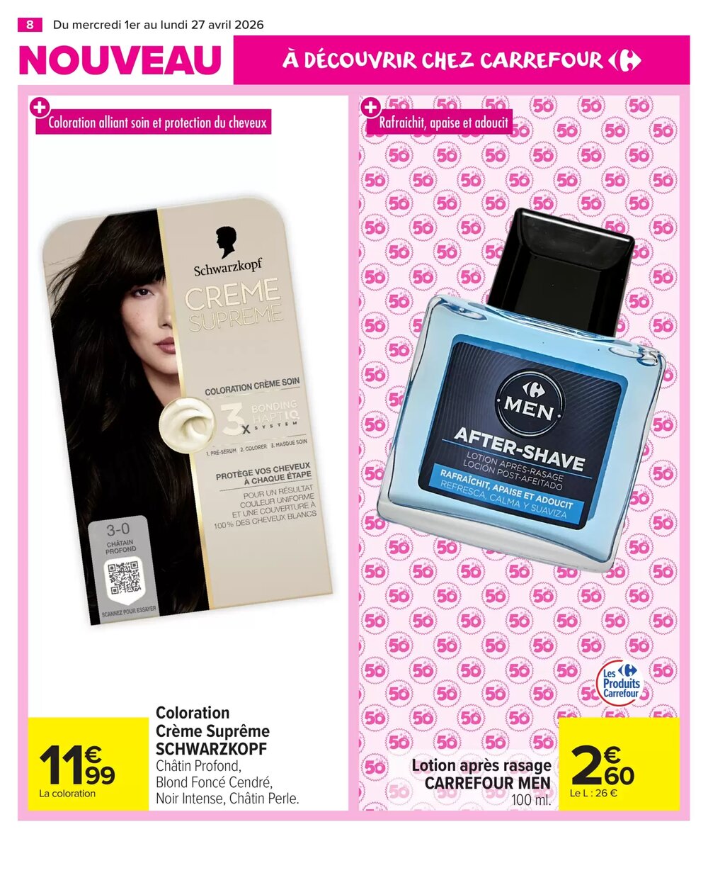 Prospectus promotionnel Carrefour Market valable à partir du 01/04/2026 - Page 8.