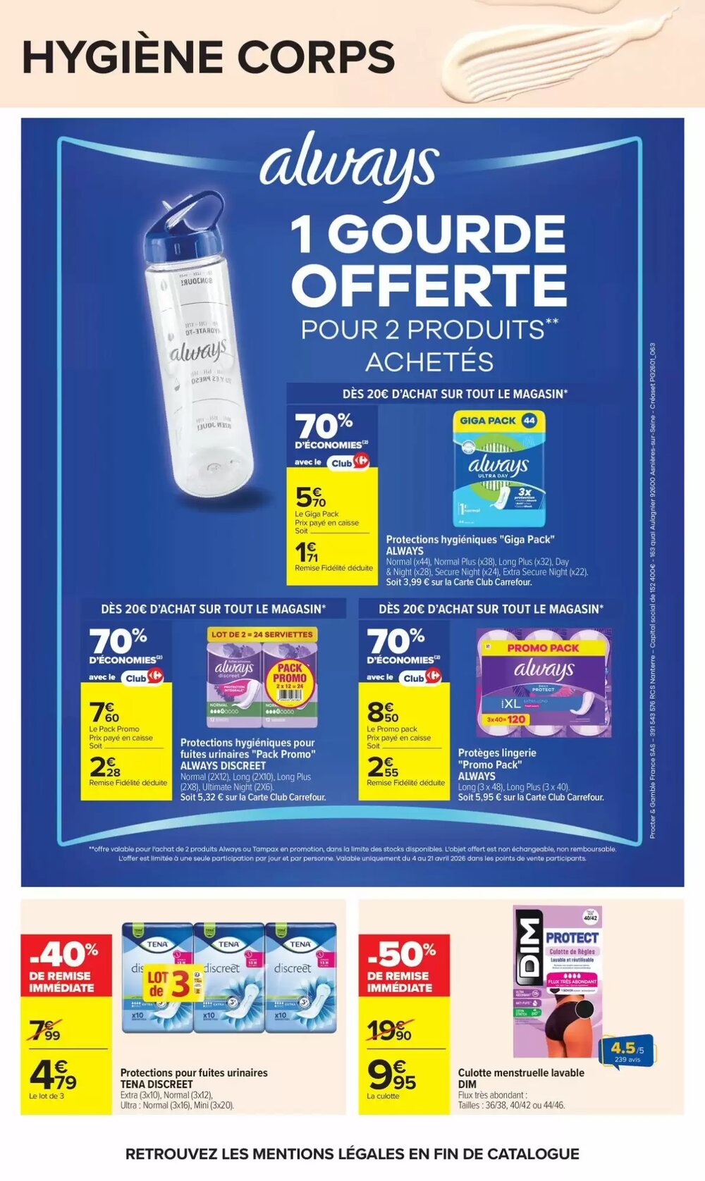 Prospectus promotionnel Carrefour valable à partir du 07/04/2026 - Page 47.