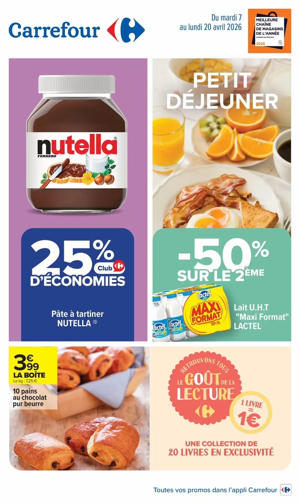 Prospectus promotionnel Carrefour valable à partir du 07/04/2026 - Page 1.