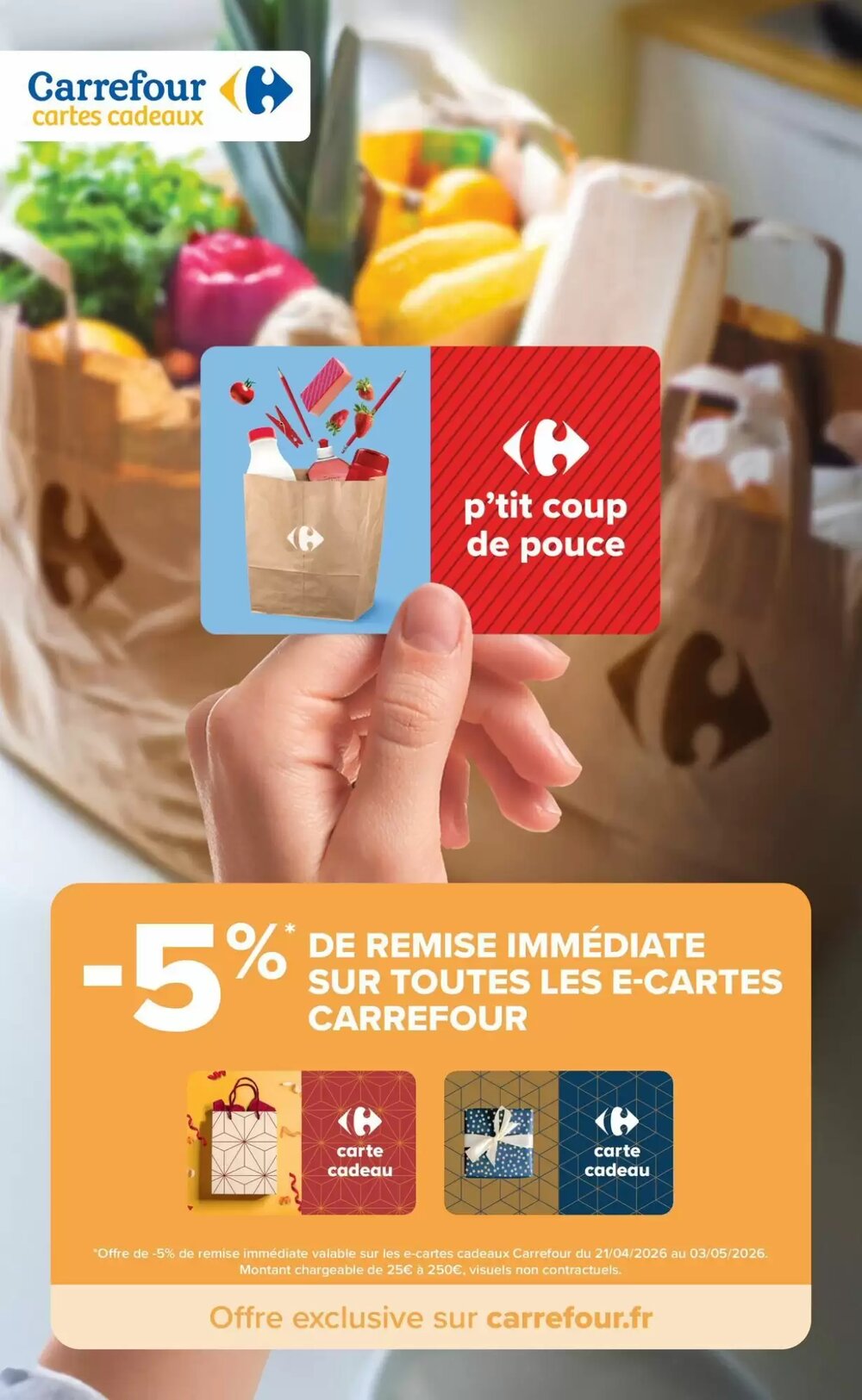 Prospectus promotionnel Carrefour valable à partir du 21/04/2026 - Page 50.