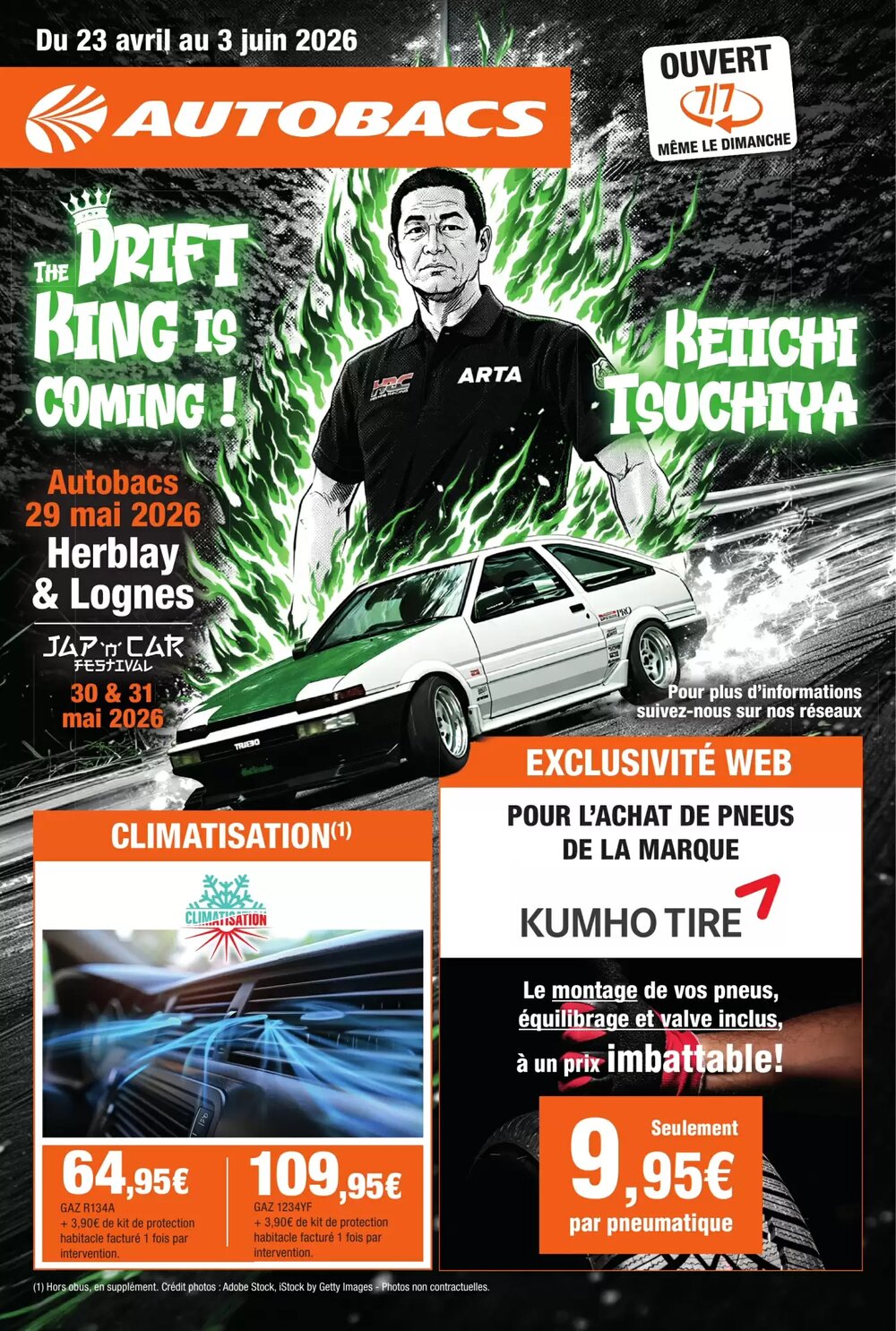 Prospectus promotionnel Autobacs valable à partir du 23/04/2026 - Page 1.