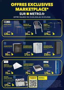 Prospectus promotionnel METRO valable à partir du 23/04/2026