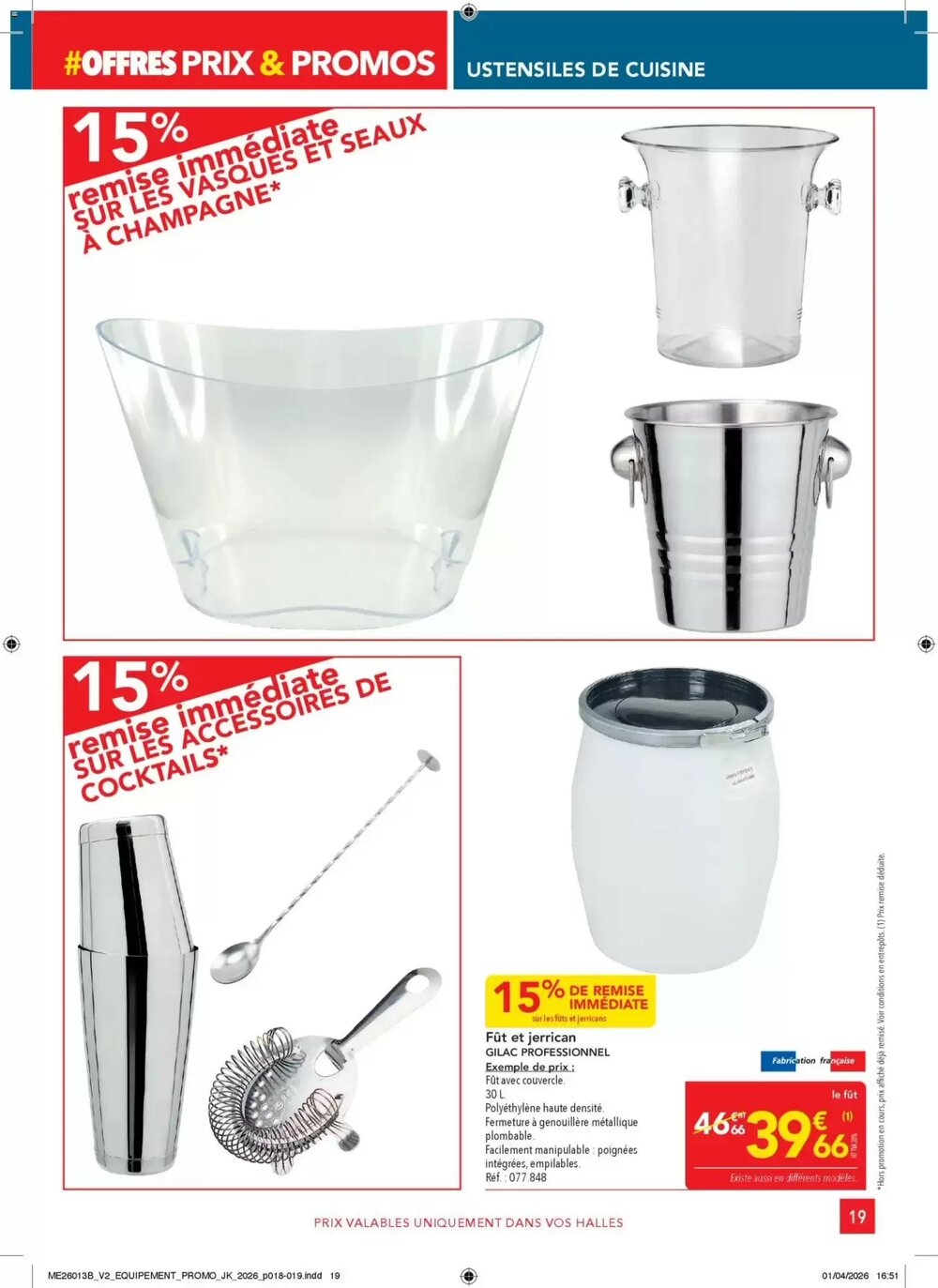 Prospectus promotionnel METRO valable à partir du 23/04/2026 - Page 19.