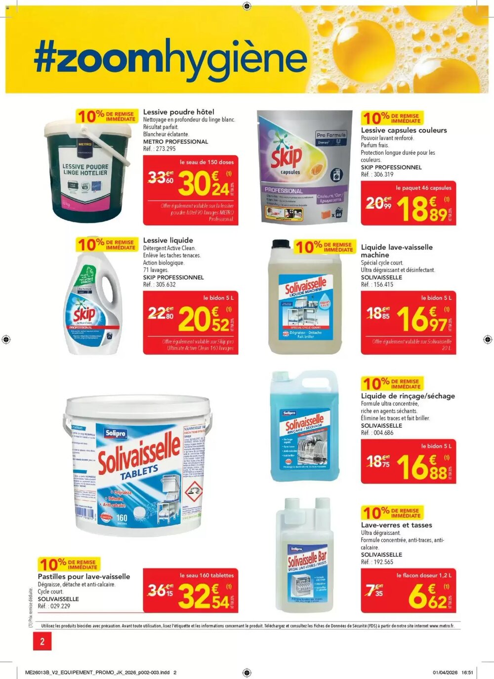 Prospectus promotionnel METRO valable à partir du 23/04/2026 - Page 2.