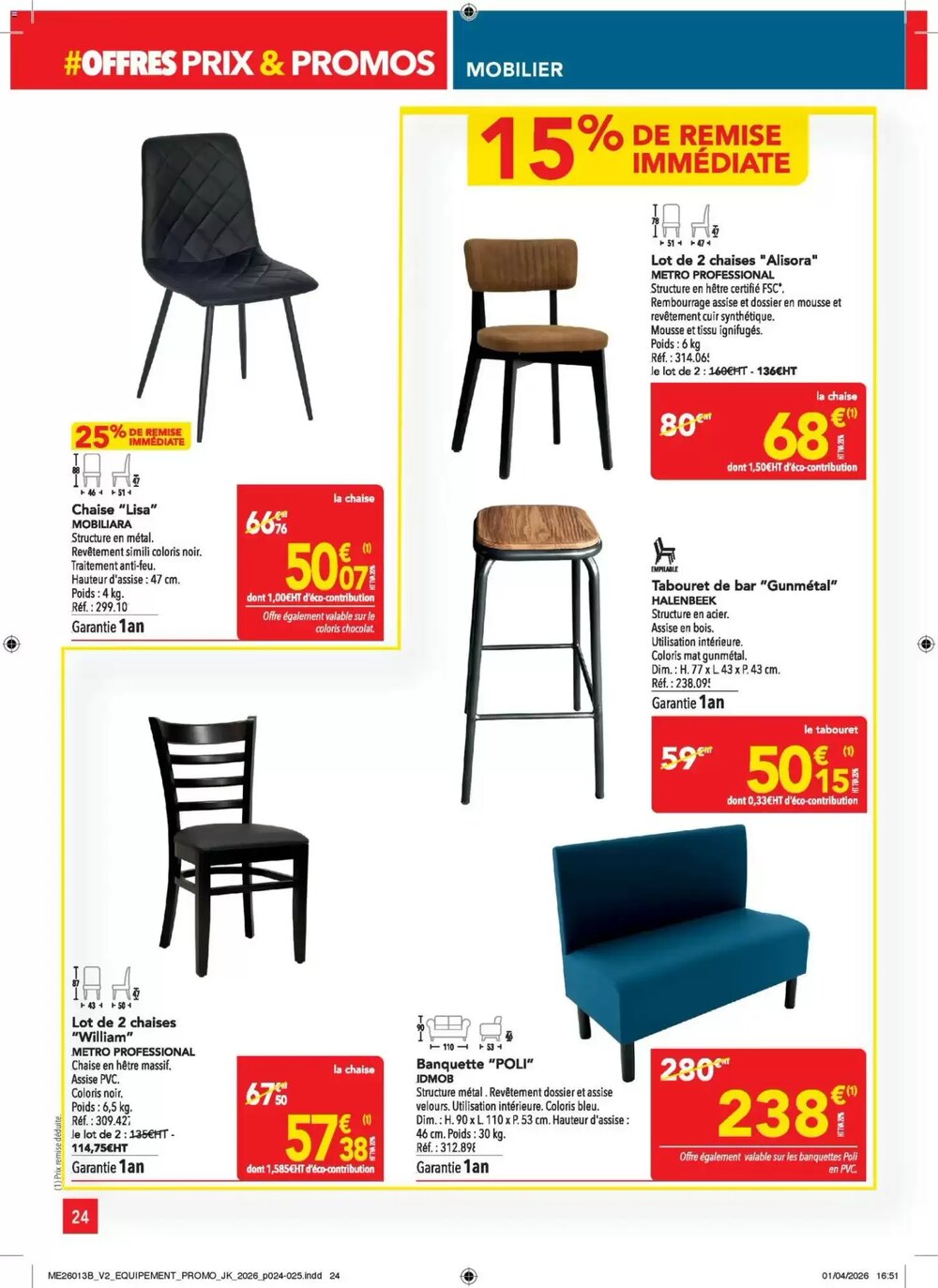 Prospectus promotionnel METRO valable à partir du 23/04/2026 - Page 24.
