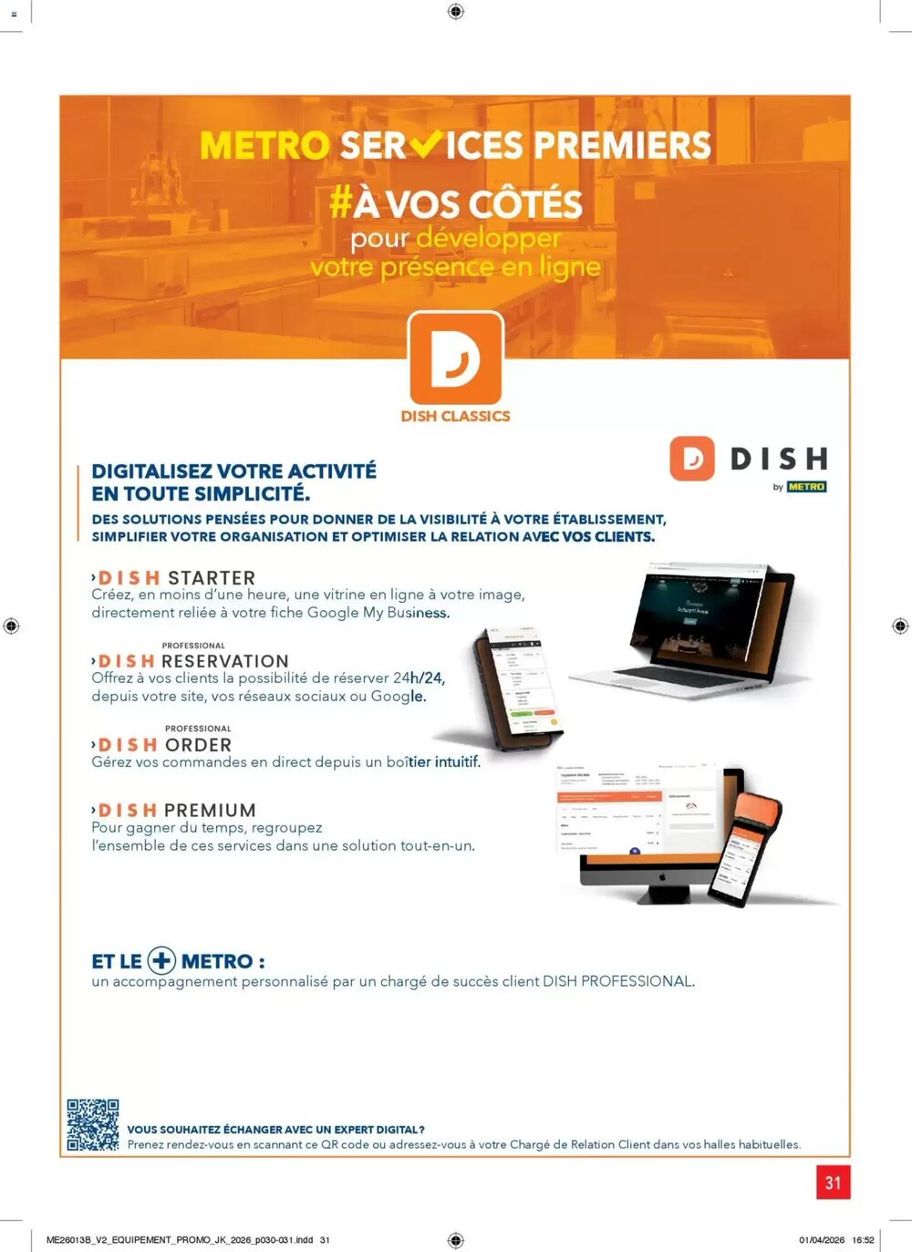 Prospectus promotionnel METRO valable à partir du 23/04/2026 - Page 31.