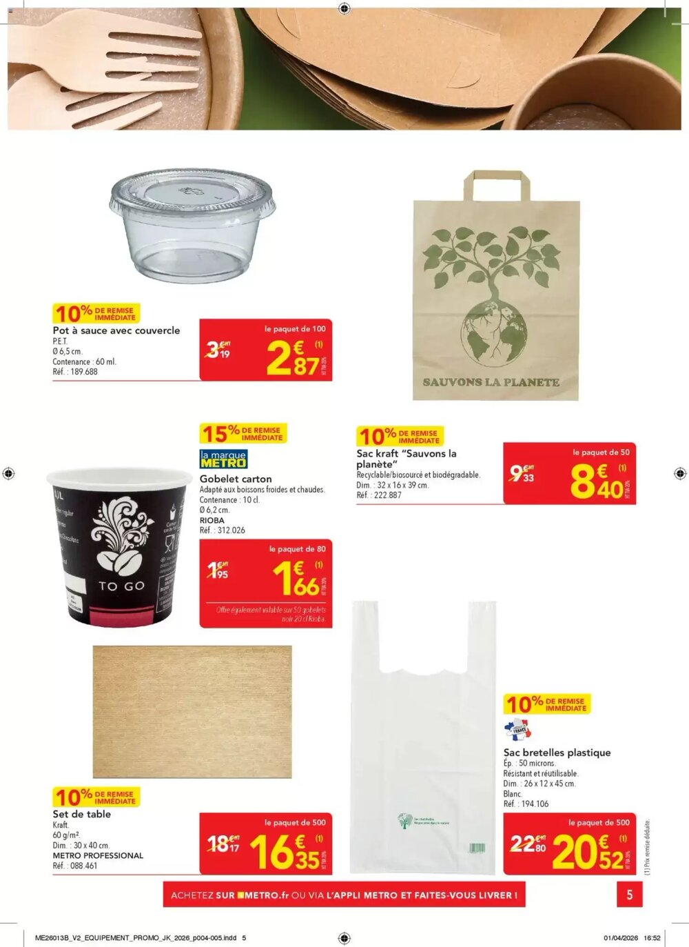 Prospectus promotionnel METRO valable à partir du 23/04/2026 - Page 5.