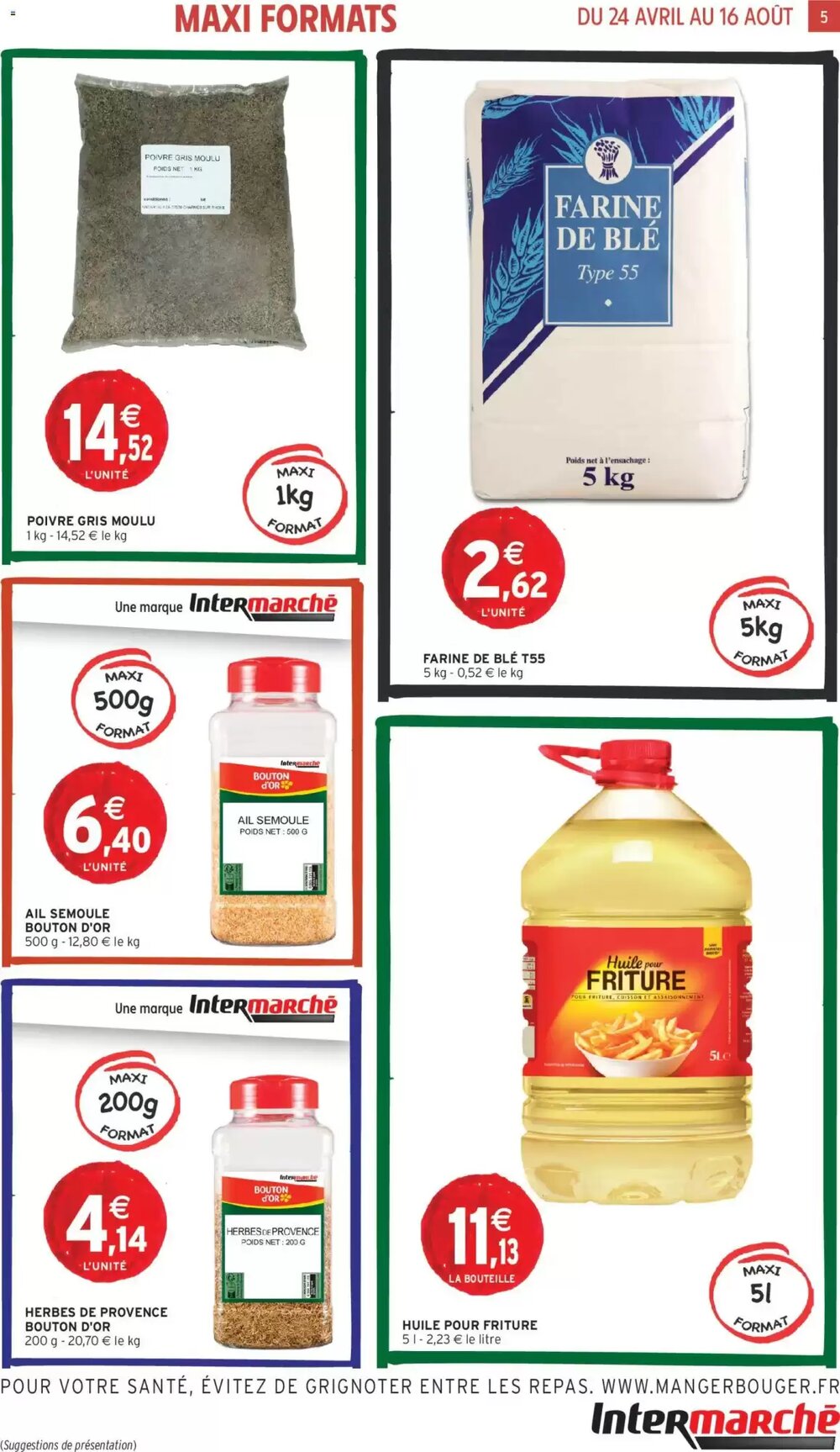 Prospectus promotionnel Intermarché valable à partir du 24/04/2026 - Page 5.
