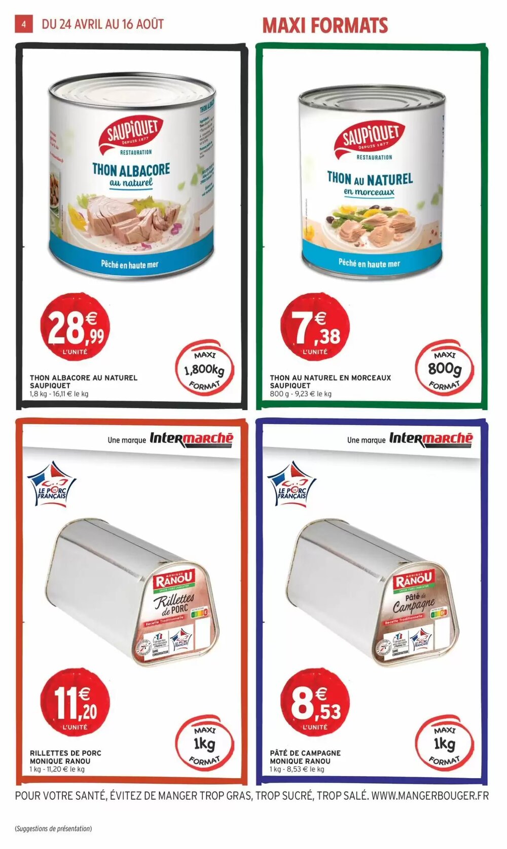 Prospectus promotionnel Intermarché Hyper valable à partir du 24/04/2026 - Page 4.