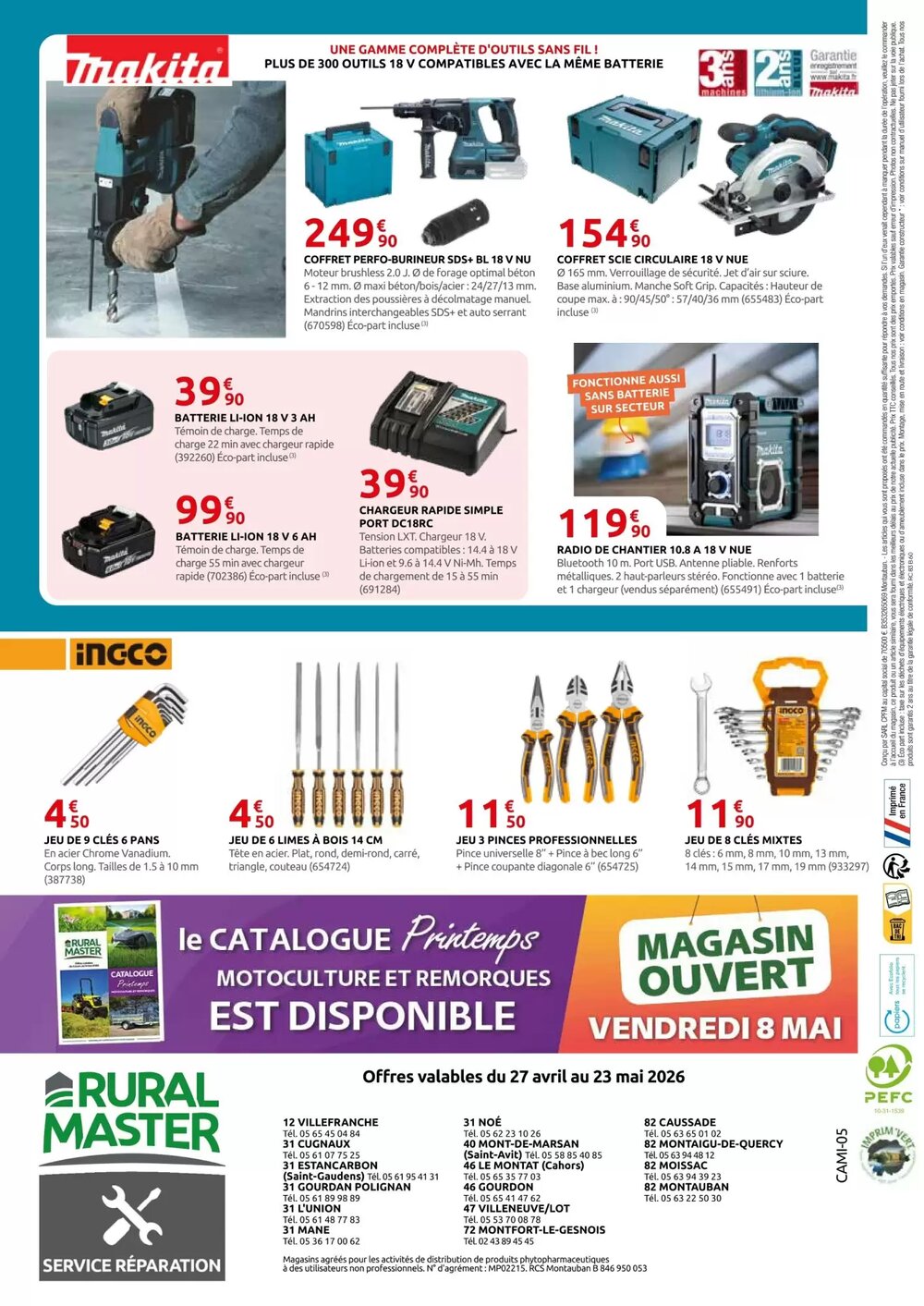Prospectus promotionnel Rural Master valable à partir du 27/04/2026 - Page 16.