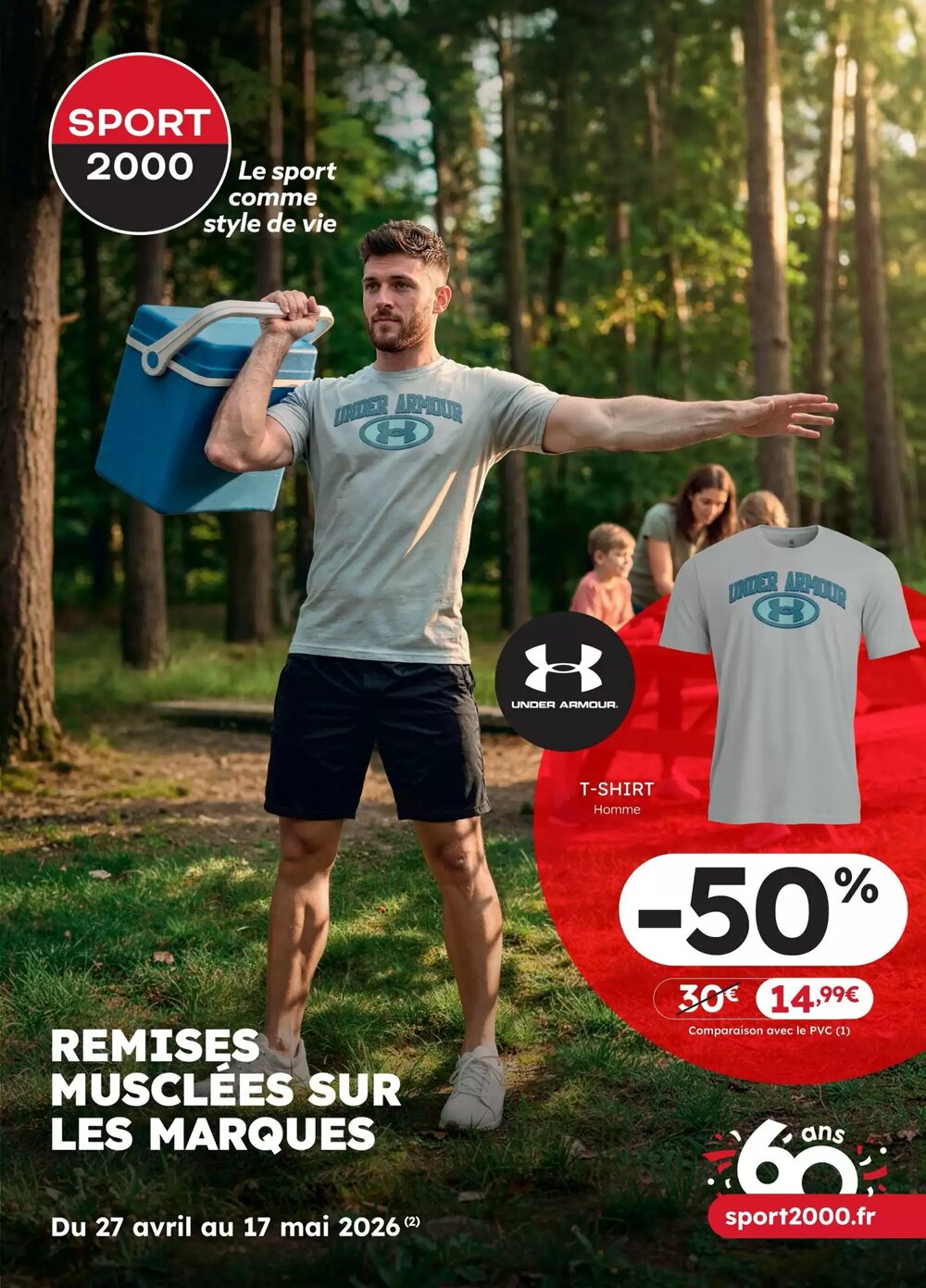 Prospectus promotionnel Sport 2000 valable à partir du 27/04/2026 - Page 1.