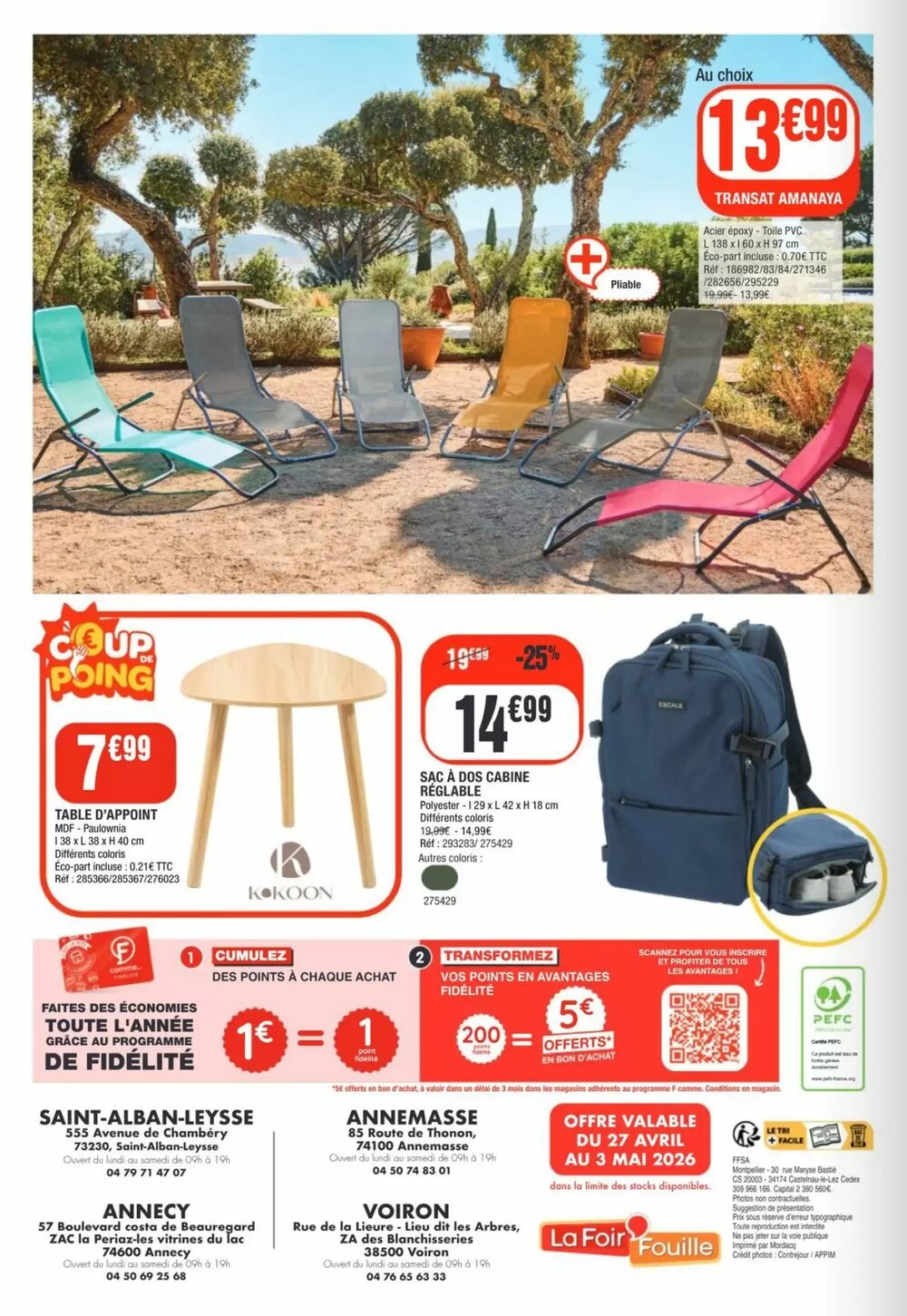 Prospectus promotionnel La Foir'Fouille valable à partir du 27/04/2026 - Page 8.