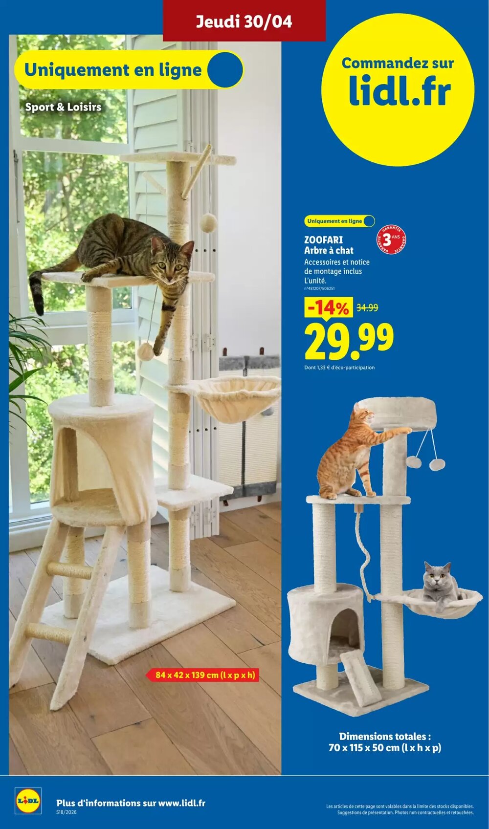 Prospectus promotionnel Lidl valable à partir du 27/04/2026 - Page 22.