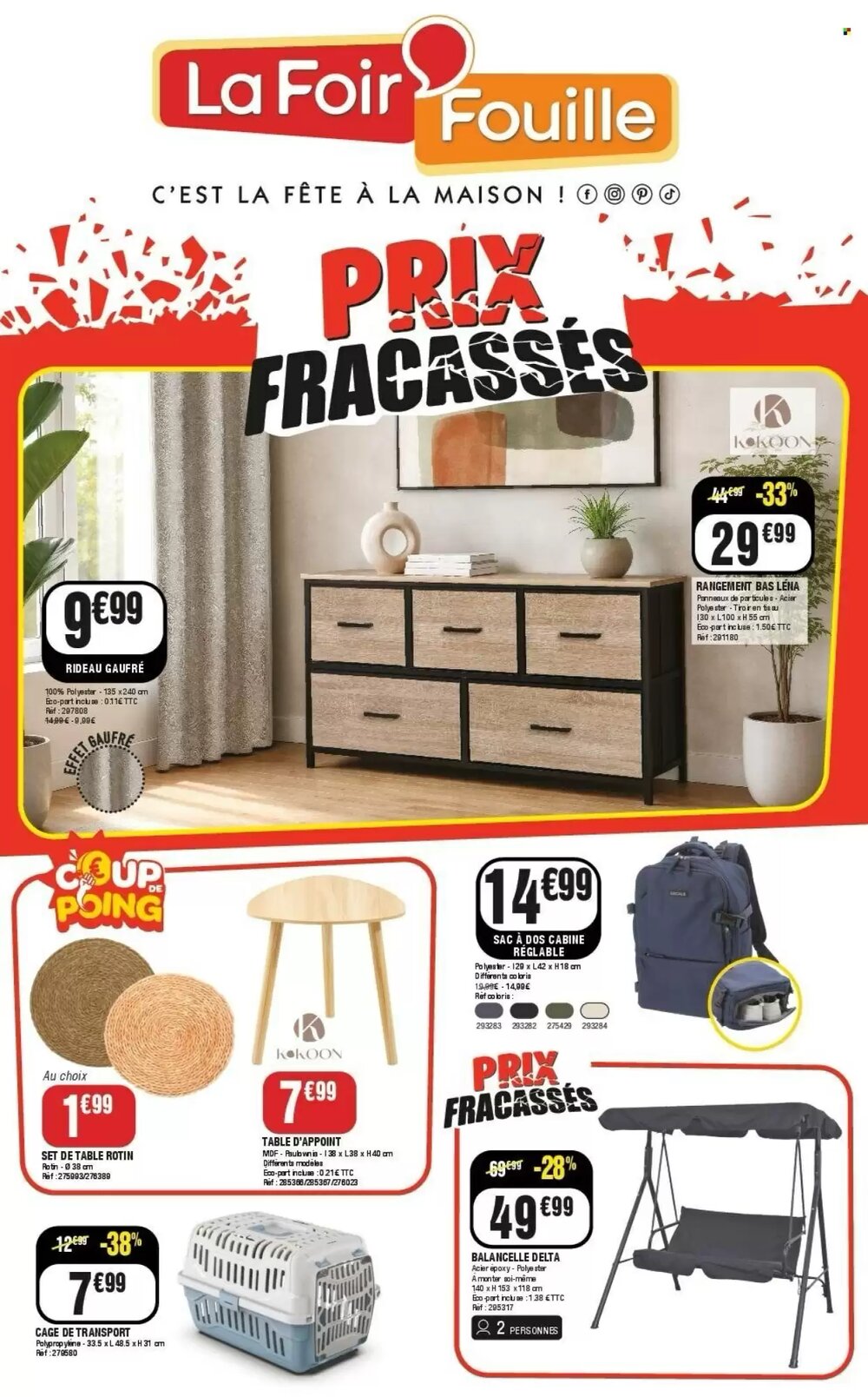 Prospectus promotionnel La Foir'Fouille valable à partir du 27/04/2026 - Page 1.