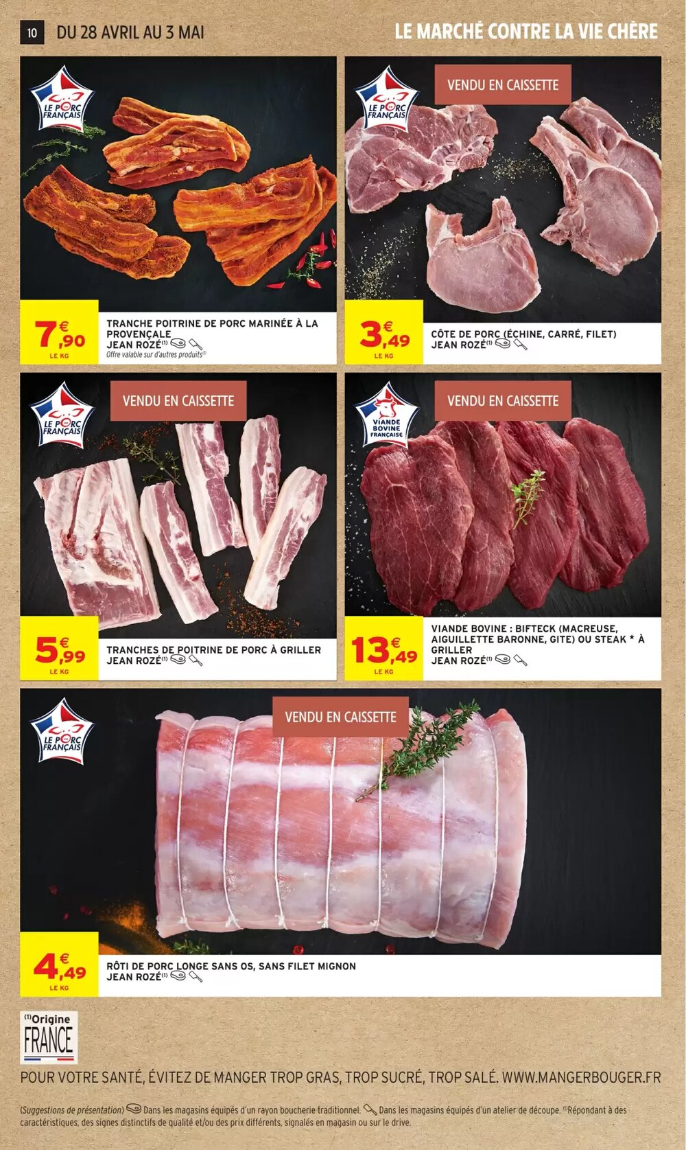 Prospectus promotionnel Intermarché Hyper valable à partir du 28/04/2026 - Page 10.