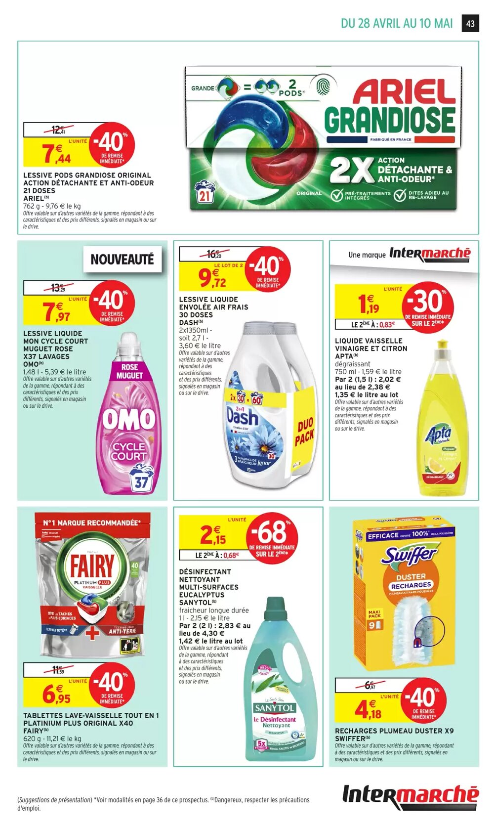 Prospectus promotionnel Intermarché Hyper valable à partir du 28/04/2026 - Page 36.