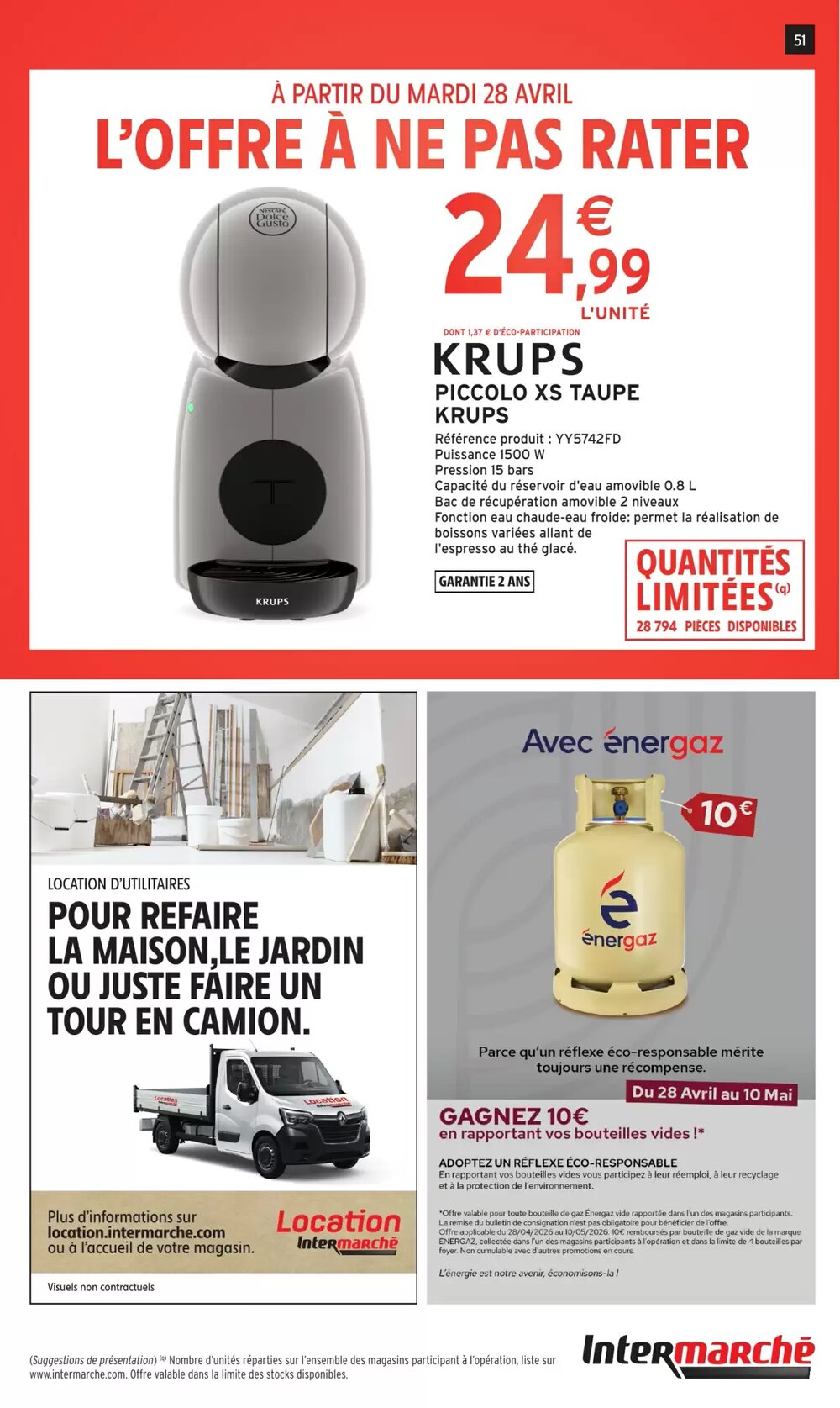 Prospectus promotionnel Intermarché Hyper valable à partir du 28/04/2026 - Page 44.