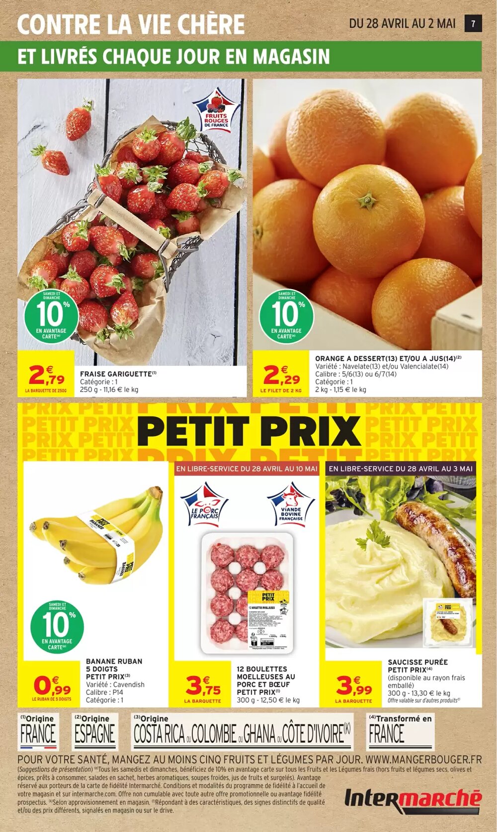 Prospectus promotionnel Intermarché Hyper valable à partir du 28/04/2026 - Page 7.