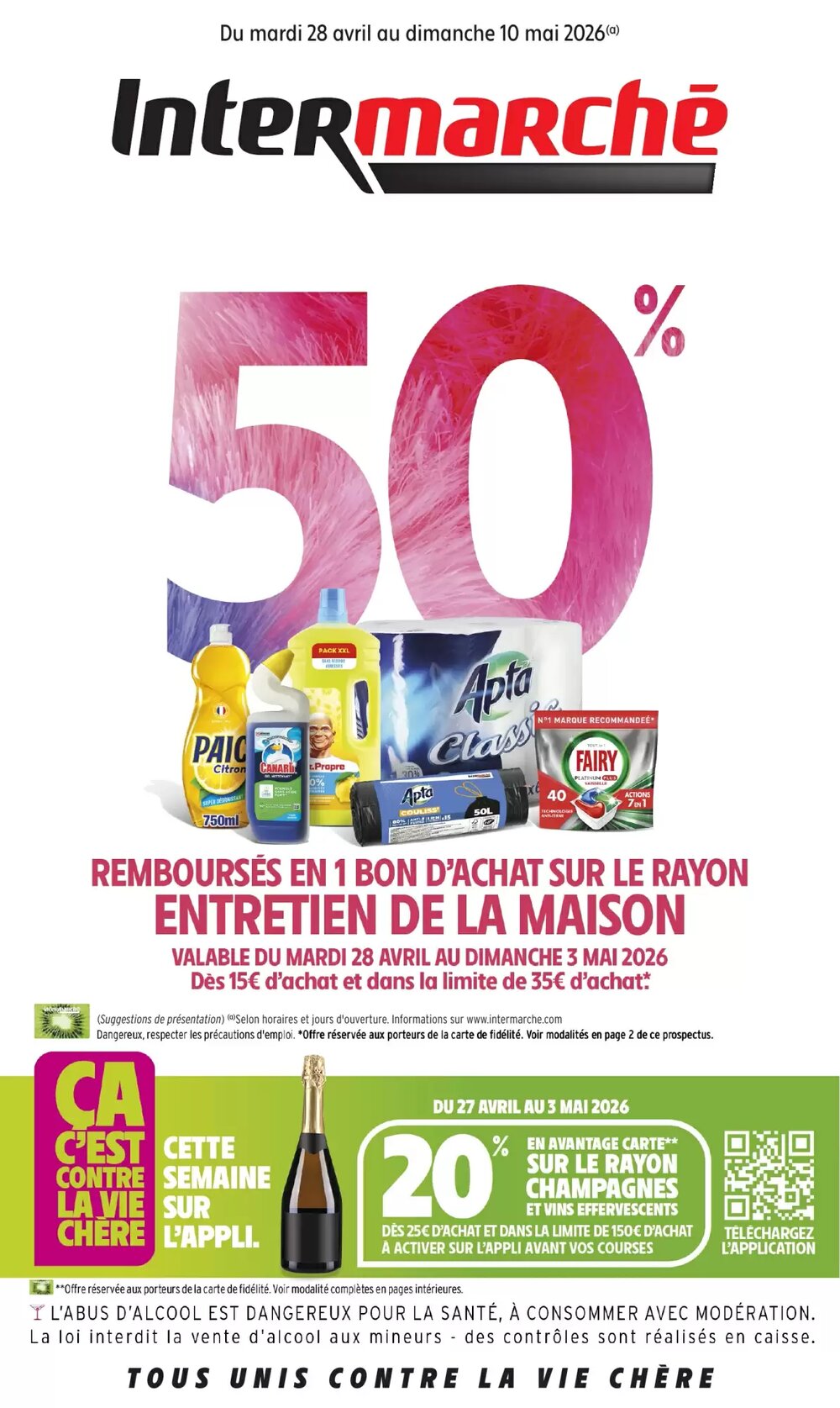 Prospectus promotionnel Intermarché valable à partir du 28/04/2026 - Page 1.