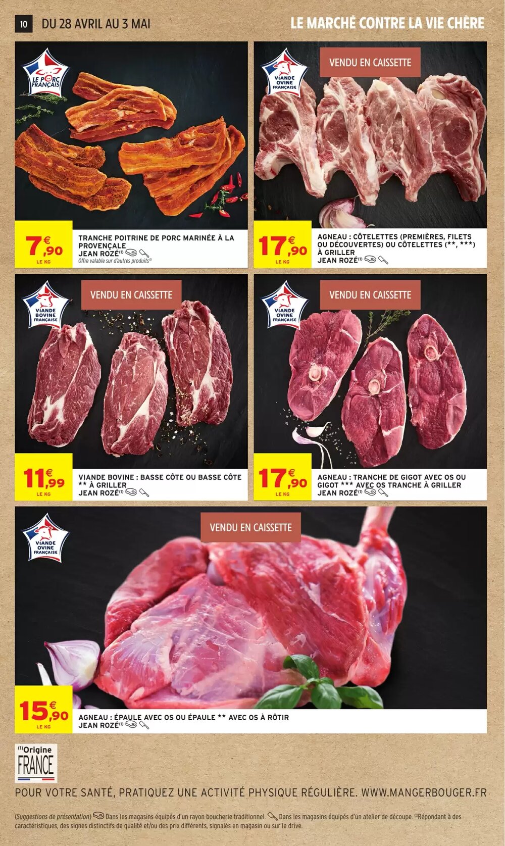 Prospectus promotionnel Intermarché valable à partir du 28/04/2026 - Page 10.