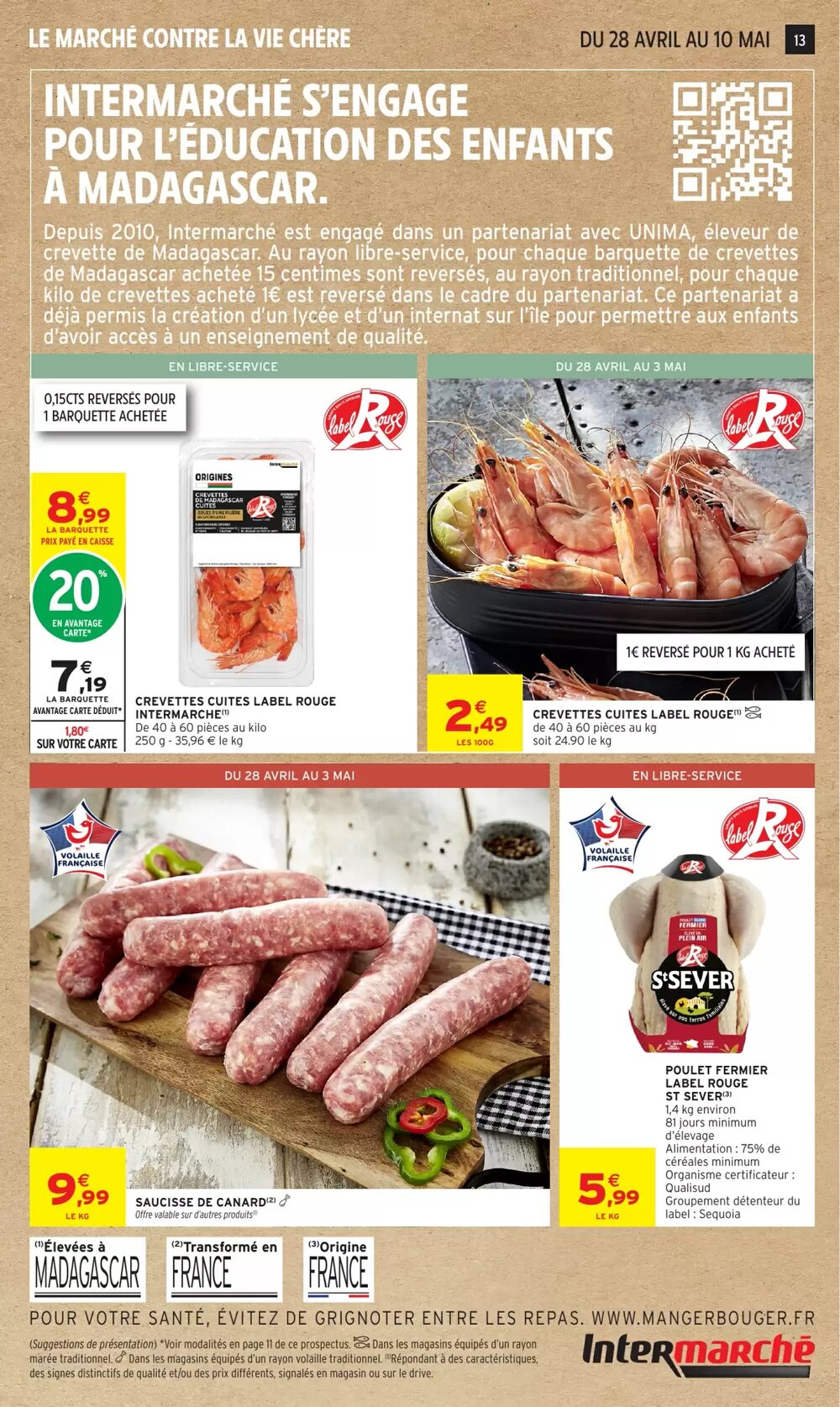 Prospectus promotionnel Intermarché valable à partir du 28/04/2026 - Page 13.