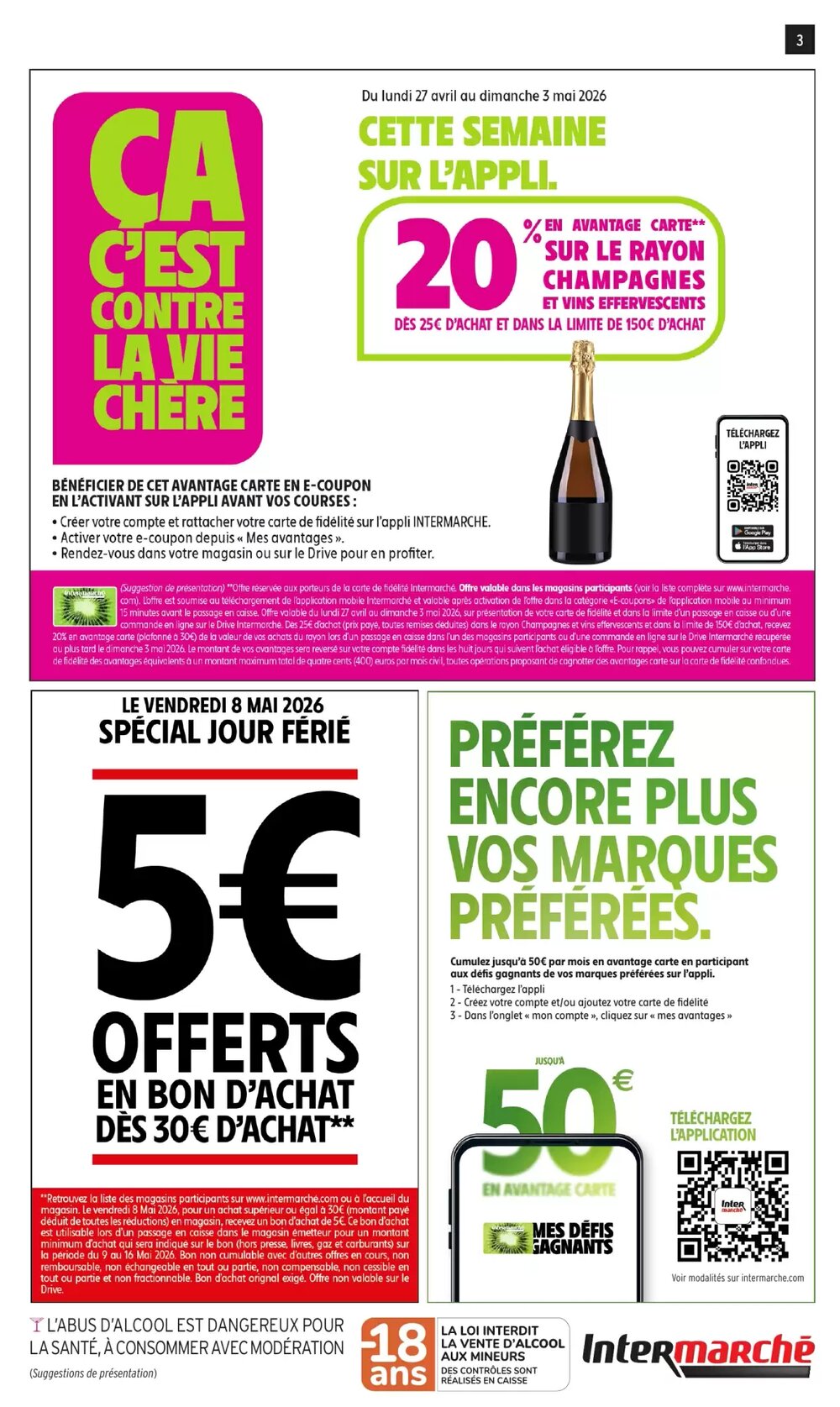 Prospectus promotionnel Intermarché valable à partir du 28/04/2026 - Page 3.