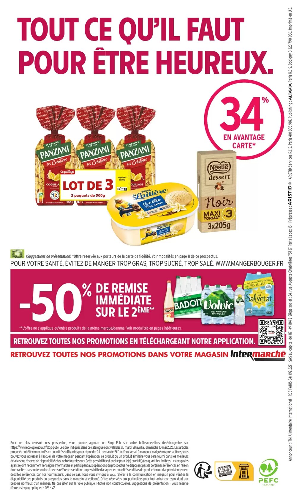Prospectus promotionnel Intermarché valable à partir du 28/04/2026 - Page 33.