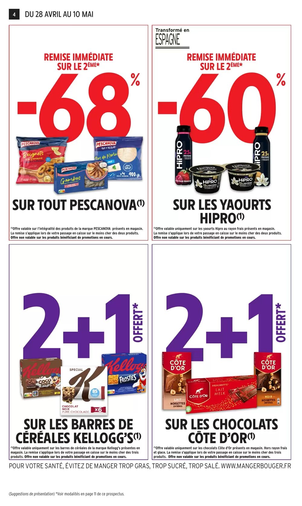 Prospectus promotionnel Intermarché valable à partir du 28/04/2026 - Page 4.