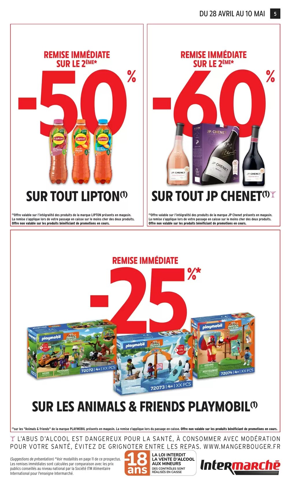 Prospectus promotionnel Intermarché valable à partir du 28/04/2026 - Page 5.
