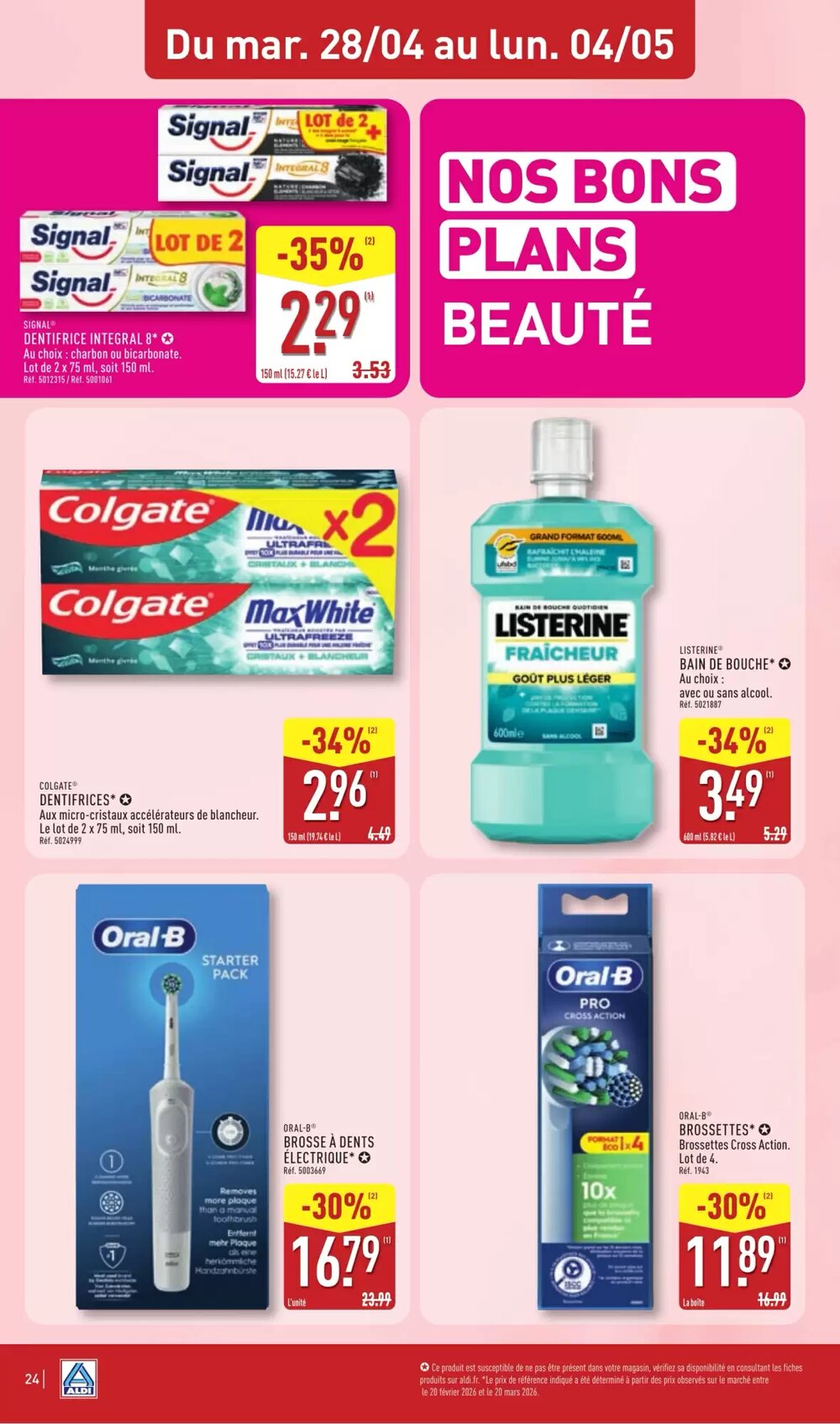 Prospectus promotionnel ALDI valable à partir du 28/04/2026 - Page 26.