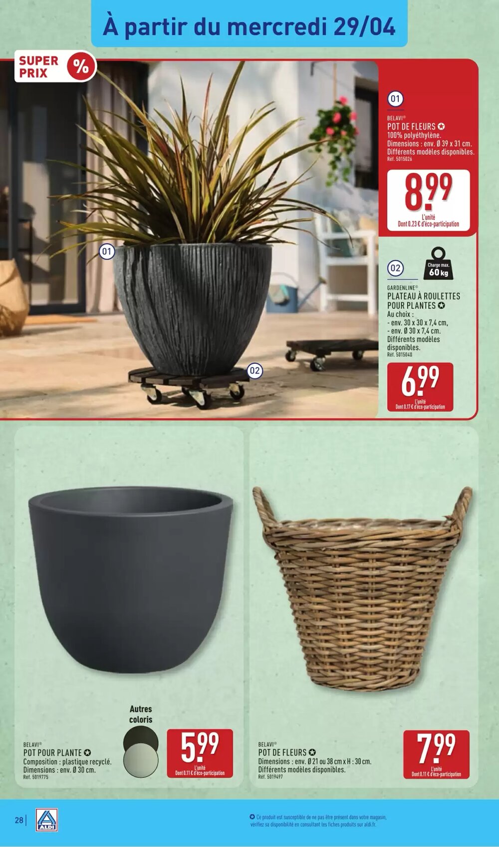 Prospectus promotionnel ALDI valable à partir du 28/04/2026 - Page 30.