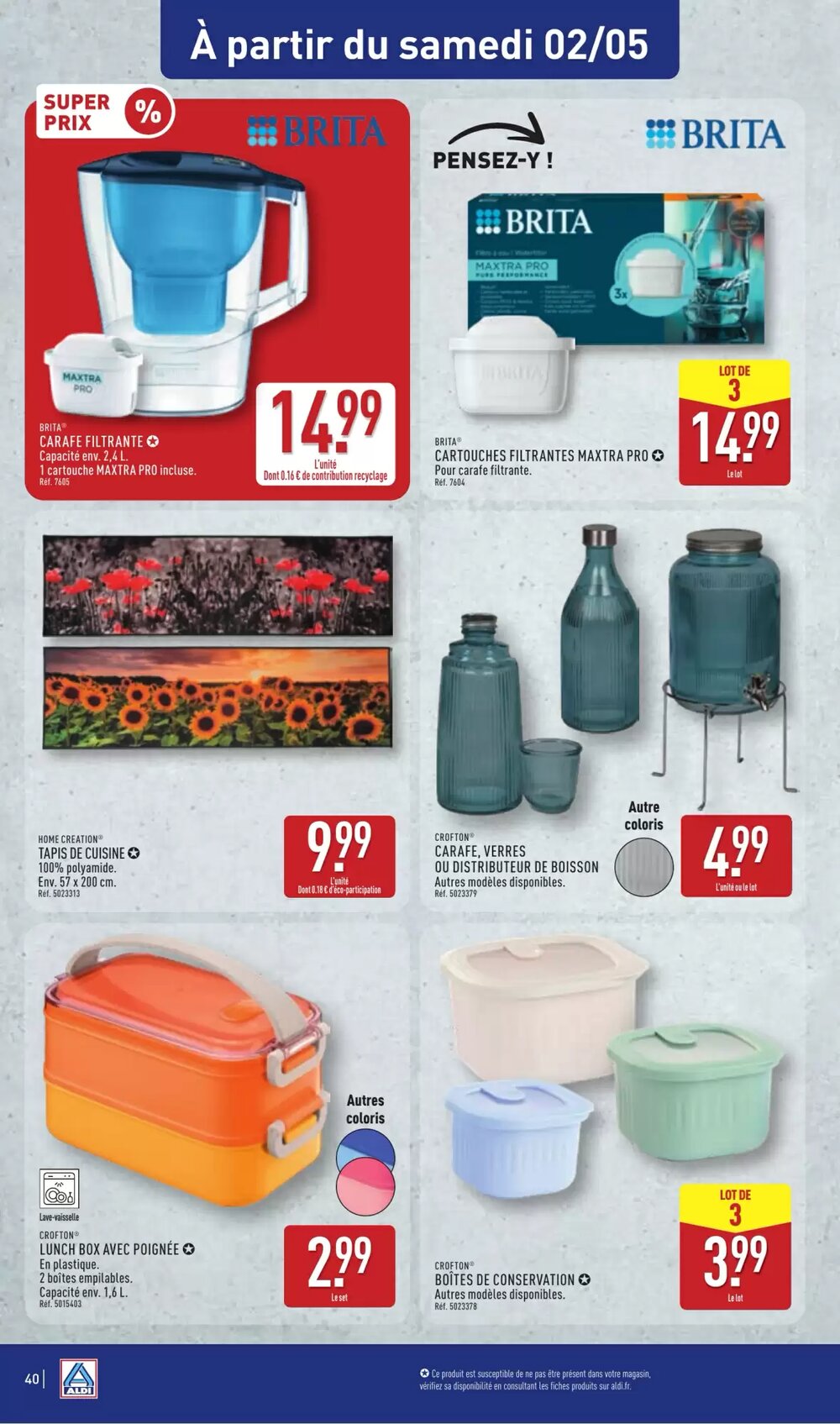 Prospectus promotionnel ALDI valable à partir du 28/04/2026 - Page 42.
